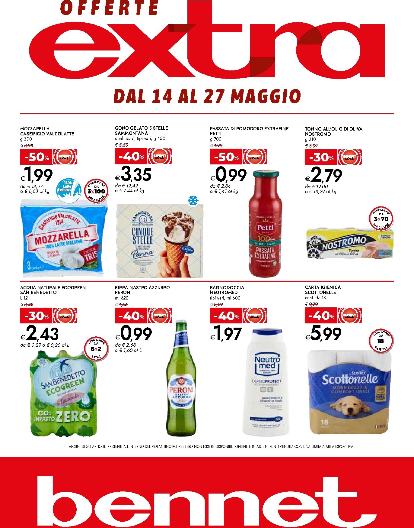 bennet - Volantino attuale di Bennet - Offerte extra valido dal giovedì 14/05/2026 al mercoledì 27/05/2026
