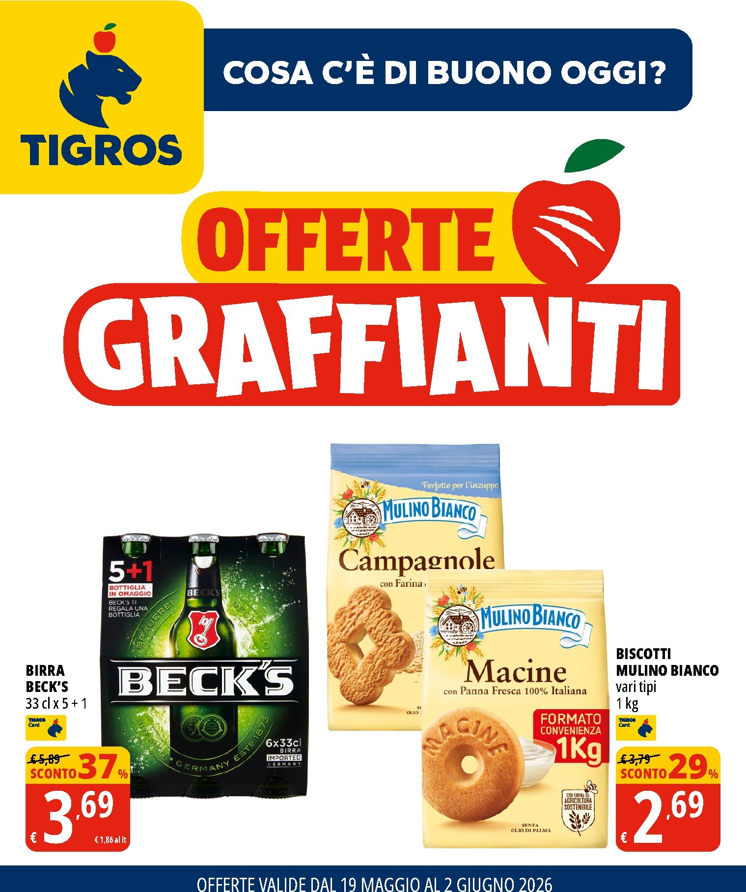 tigros - Volantino futuro Tigros valido dal martedì 19/05/2026 al martedì 02/06/2026 - page: 1