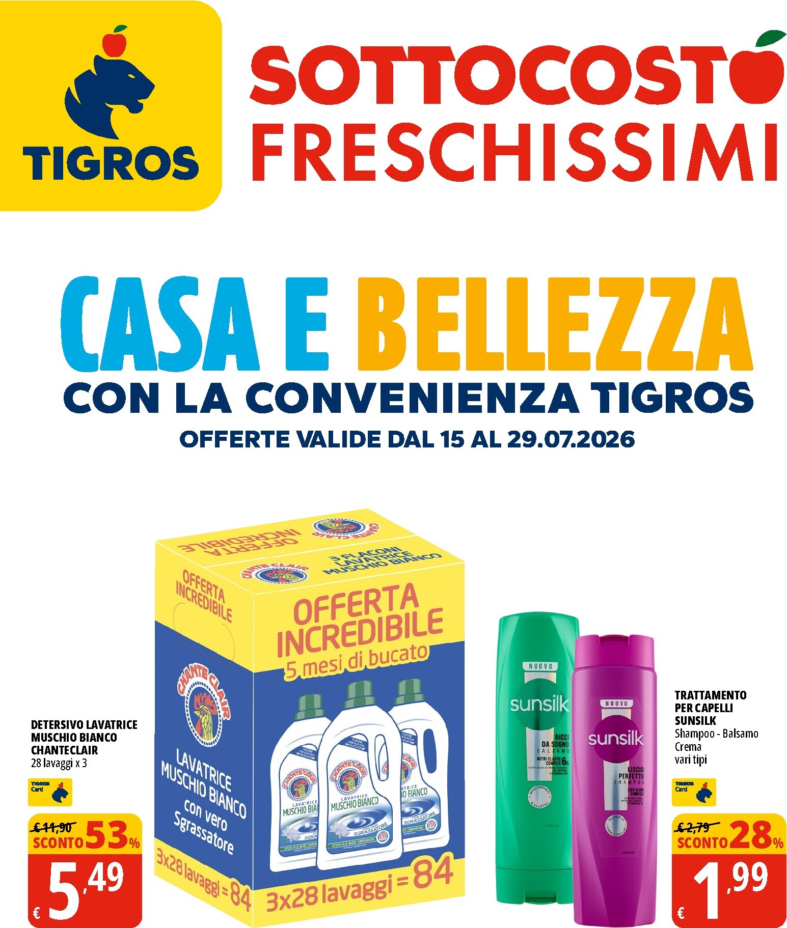 tigros - Volantino attuale di Tigros - Casa e Bellezza valido dal mercoledì 15/07/2026 al mercoledì 29/07/2026 - page: 1