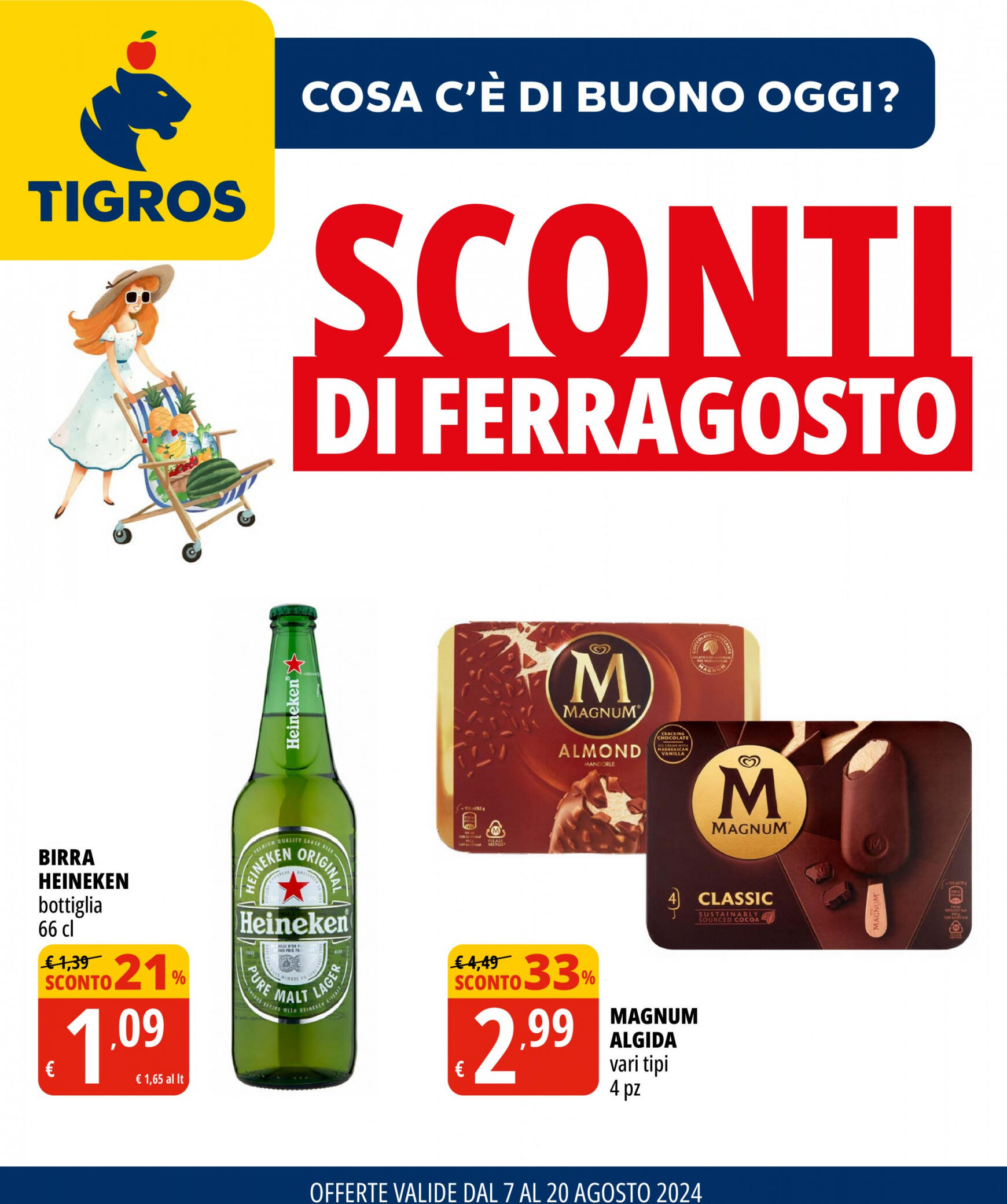 tigros - Nuovo volantino Tigros 07.08. - 20.08.