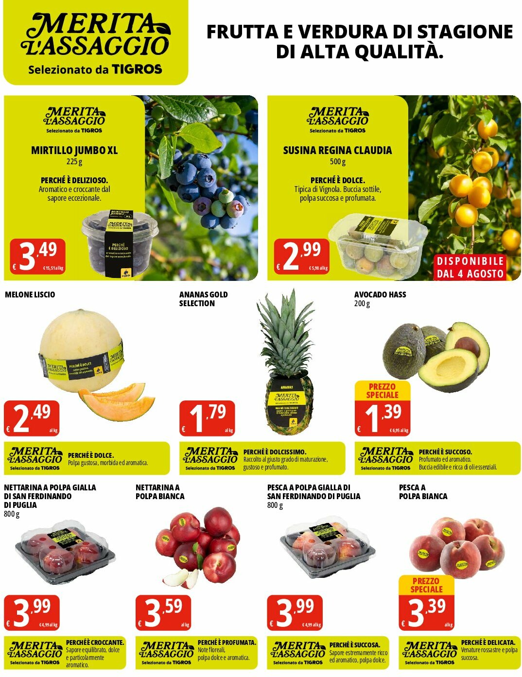 tigros - Volantino Tigros valido dal 31/07 al 18/08 - page: 7