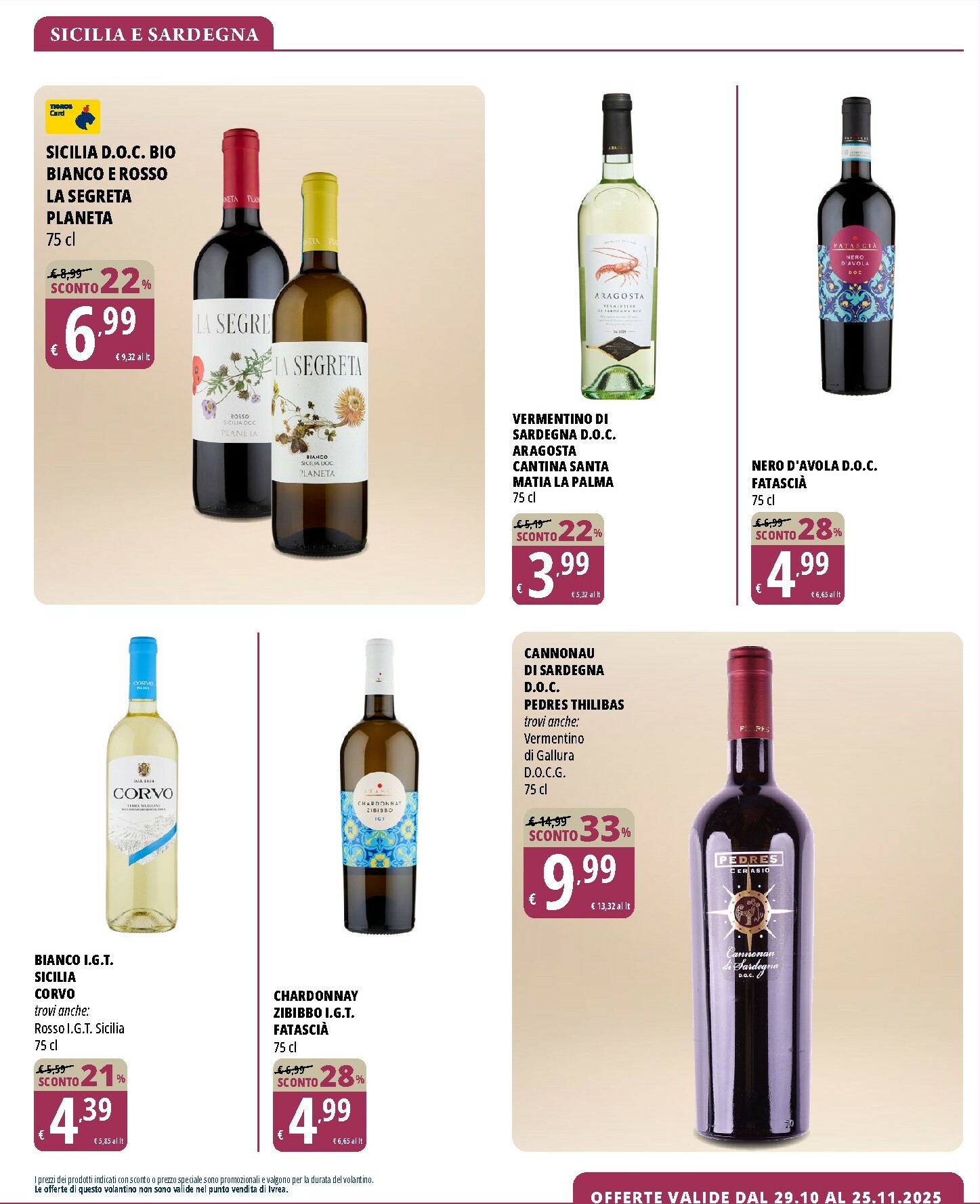 tigros - Volantino Tigros - Le Offerte della Nostra Enoteca valido dal 29/10 al 25/11 - page: 11