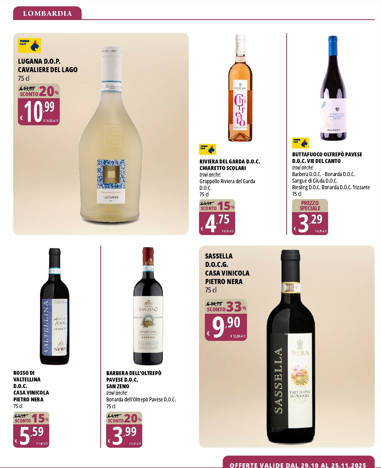 tigros - Volantino Tigros - Le Offerte della Nostra Enoteca valido dal 29/10 al 25/11 - page: 3