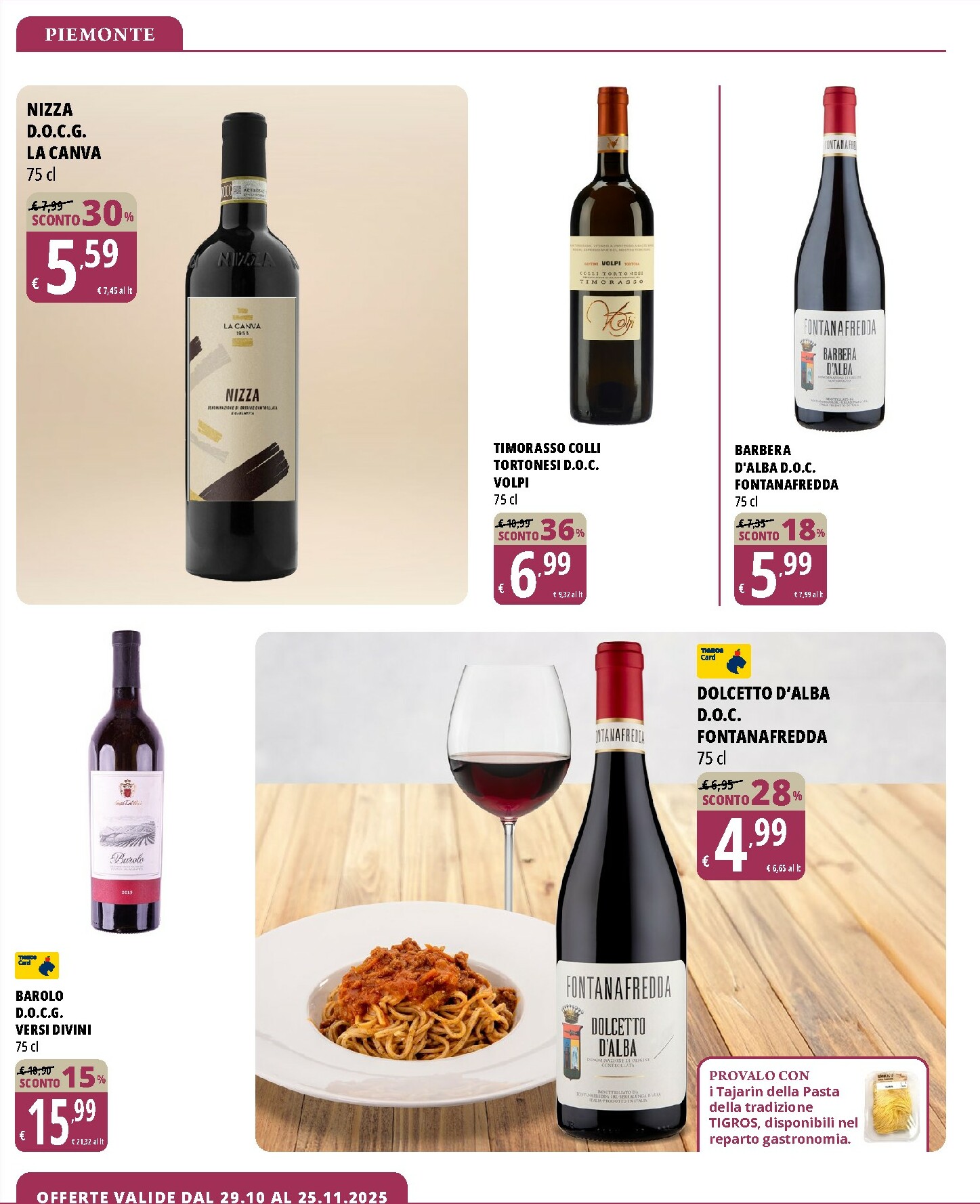 tigros - Volantino Tigros - Le Offerte della Nostra Enoteca valido dal 29/10 al 25/11 - page: 4