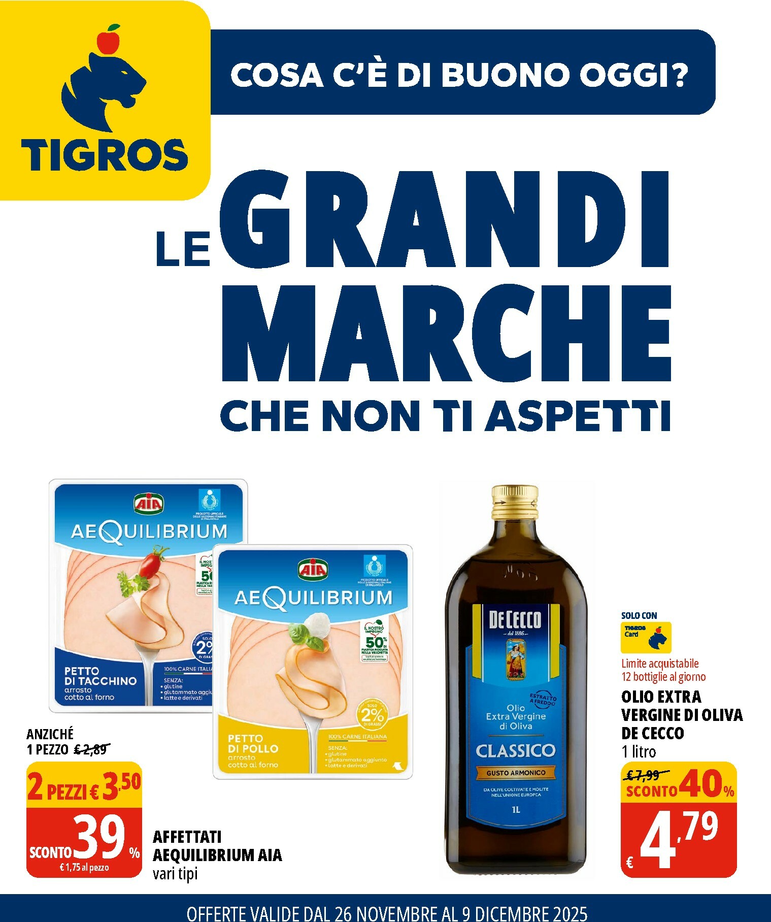 tigros - Volantino Tigros valido dal 26/11 al 09/12 - page: 1