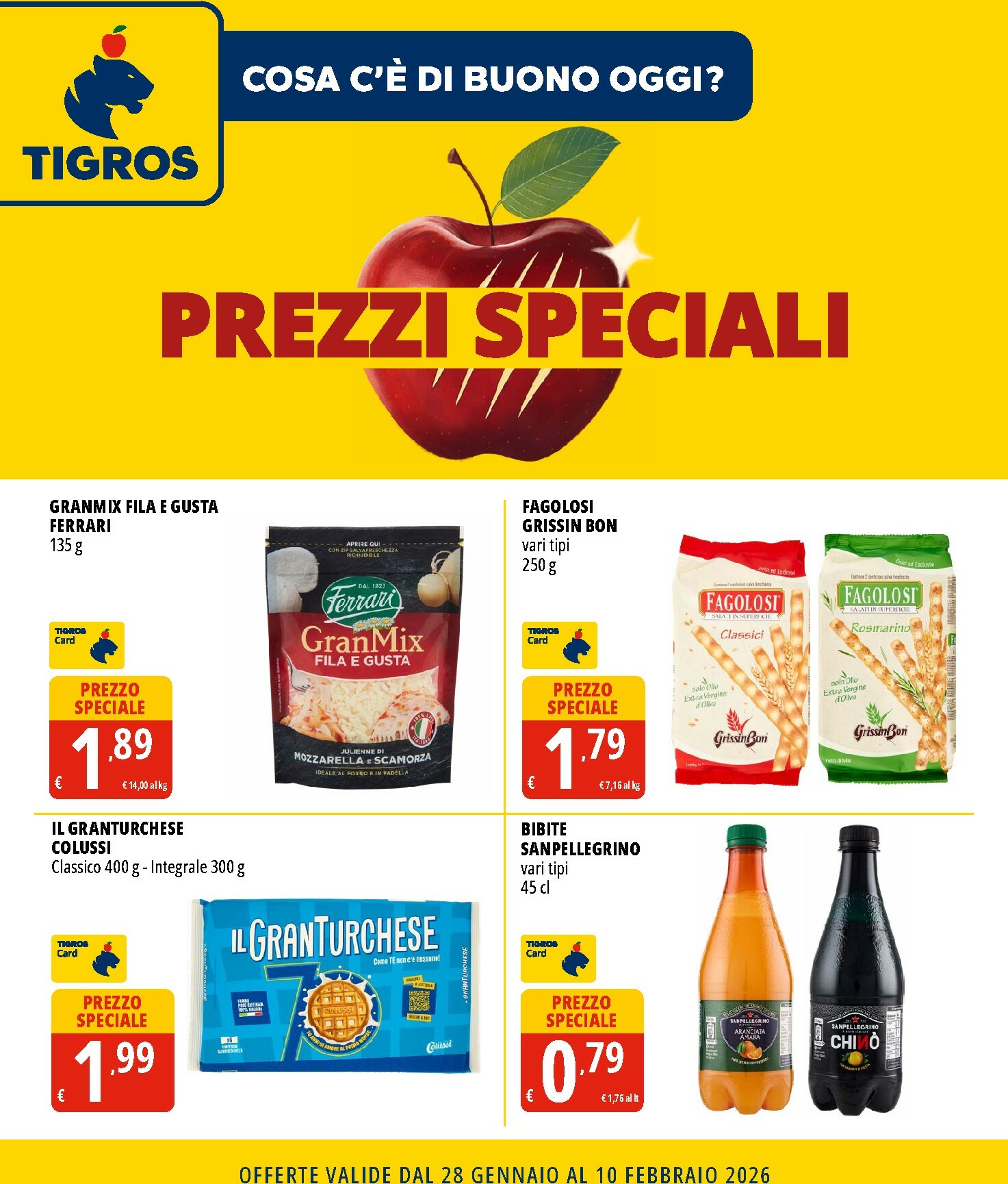 tigros - Volantino Tigros - Prezzi Speciali valido dal 28/01 al 10/02