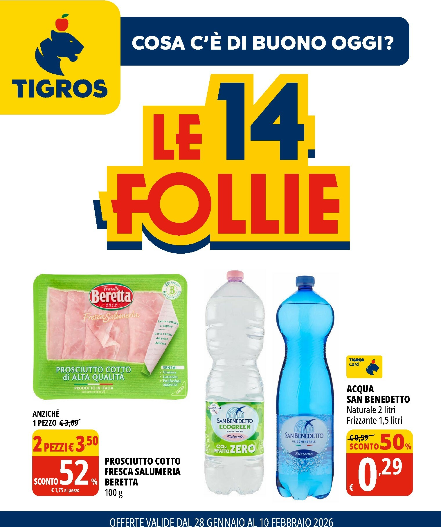 tigros - Volantino Tigros valido dal 28/01 al 10/02 - page: 1