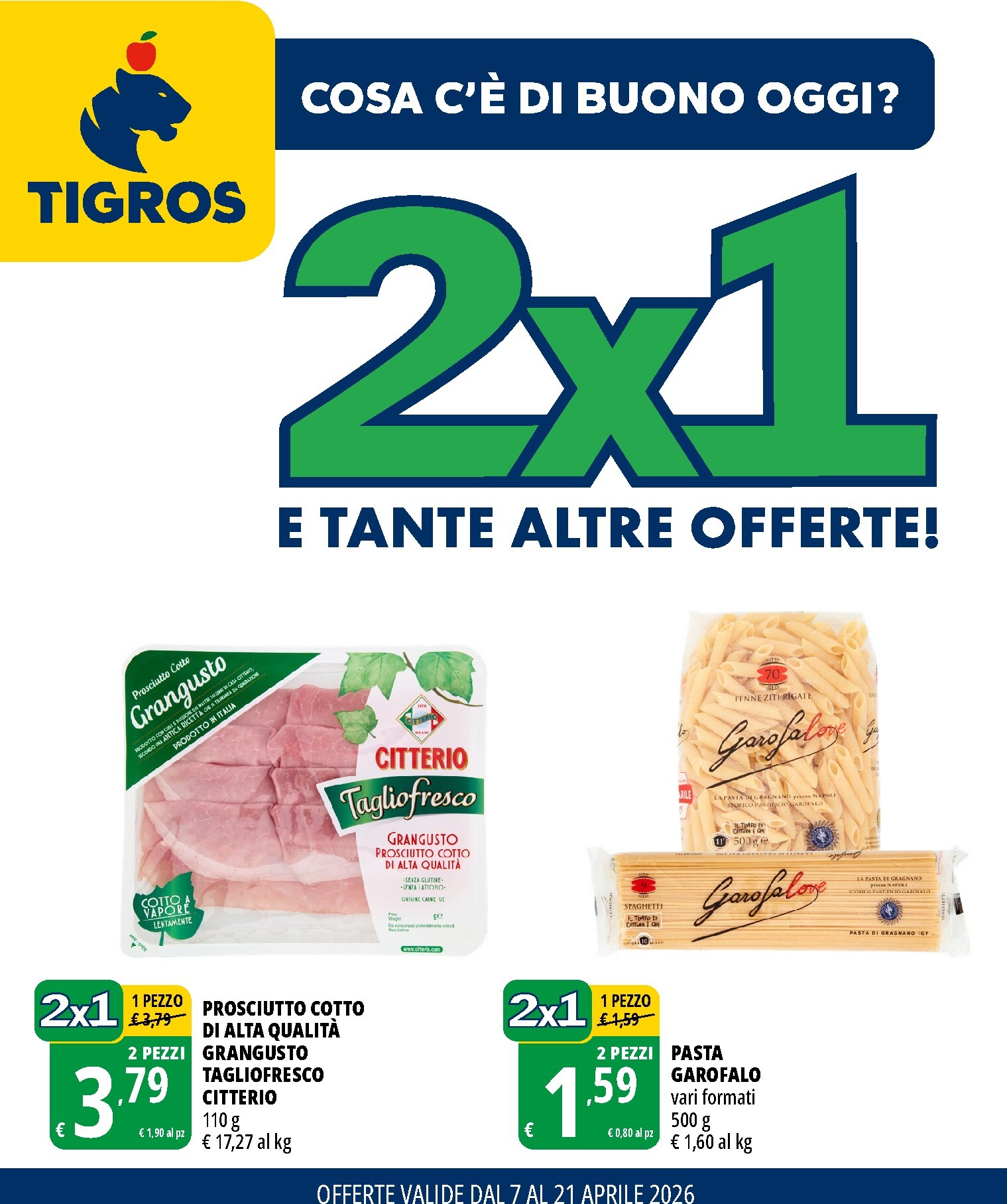 tigros - Volantino attuale di Tigros valido dal martedì 07/04/2026 al martedì 21/04/2026