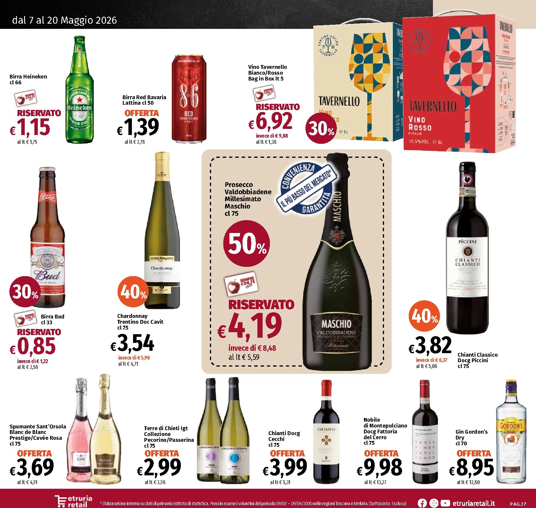 famila - Volantino attuale di Famila Market - Sconto Fino al 50% valido dal lunedì 18/05/2026 al mercoledì 20/05/2026 - page: 17