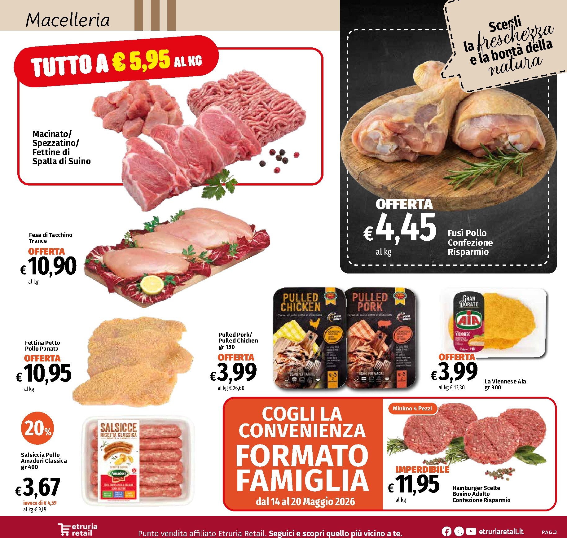 famila - Volantino attuale di Famila Market - Sconto Fino al 50% valido dal lunedì 18/05/2026 al mercoledì 20/05/2026 - page: 3