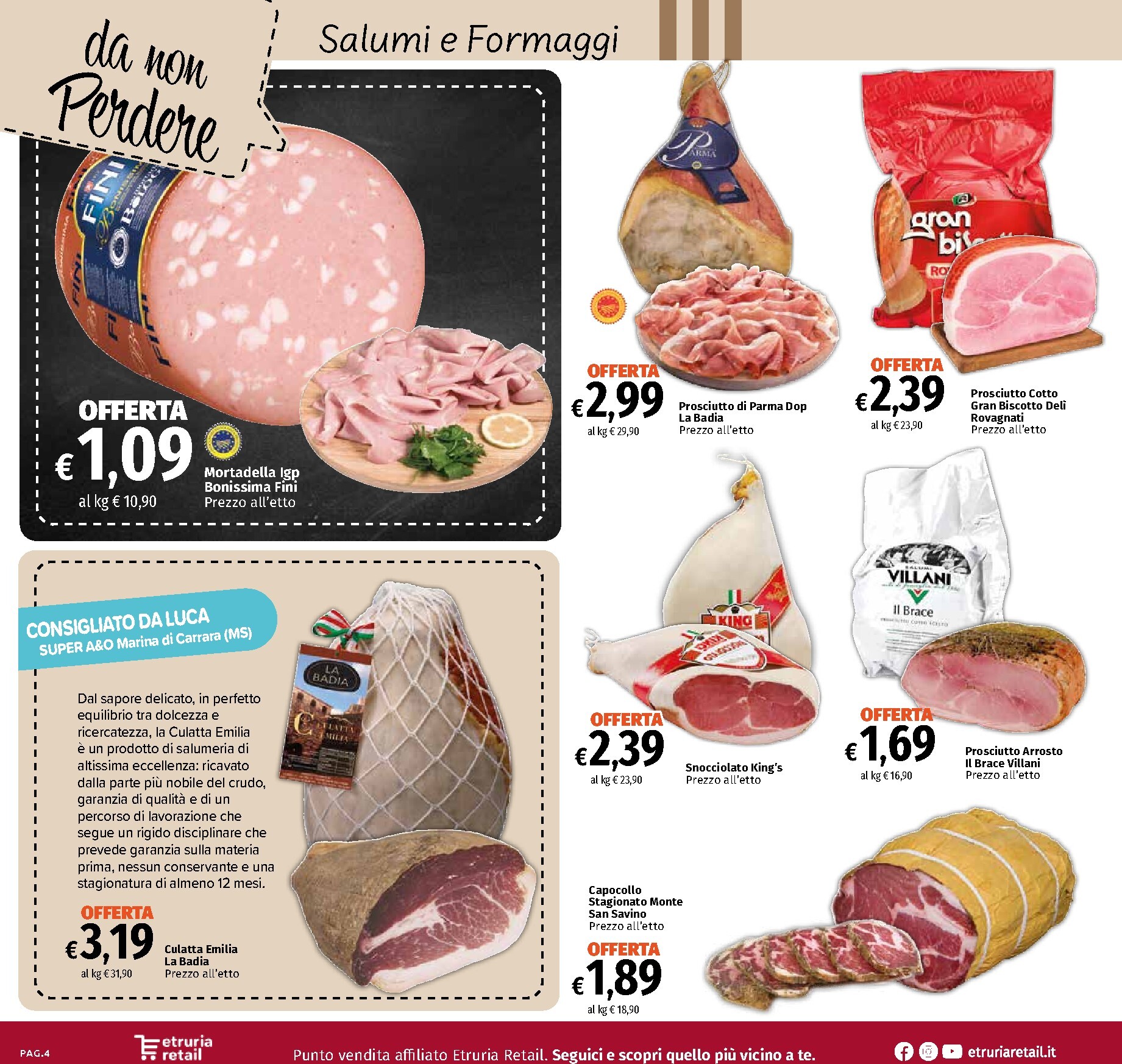 famila - Volantino attuale di Famila Market - Sconto Fino al 50% valido dal lunedì 18/05/2026 al mercoledì 20/05/2026 - page: 4