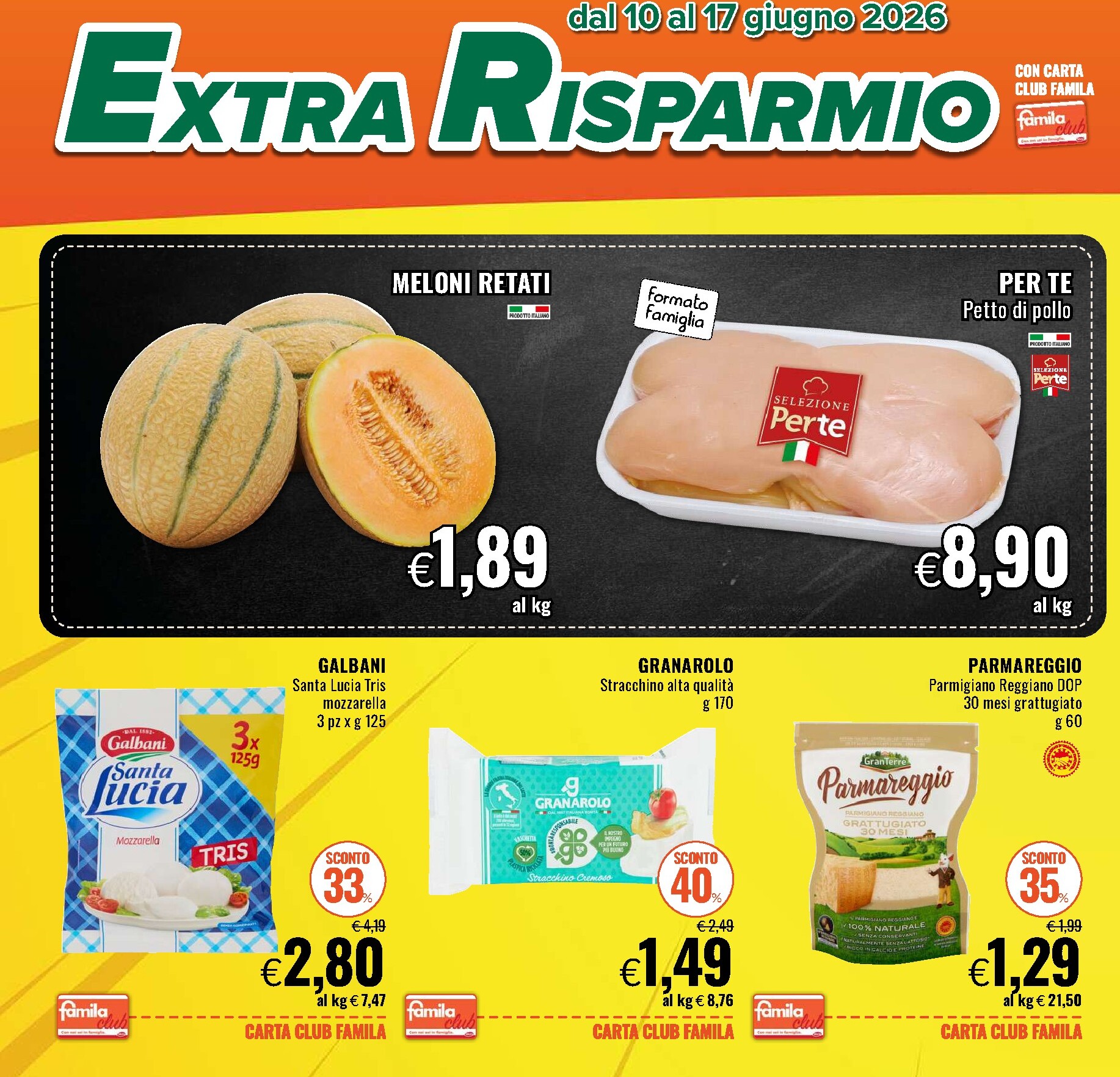 famila - Volantino attuale di Famila - Extra Risparmio valido dal mercoledì 10/06/2026 al mercoledì 17/06/2026 - page: 2