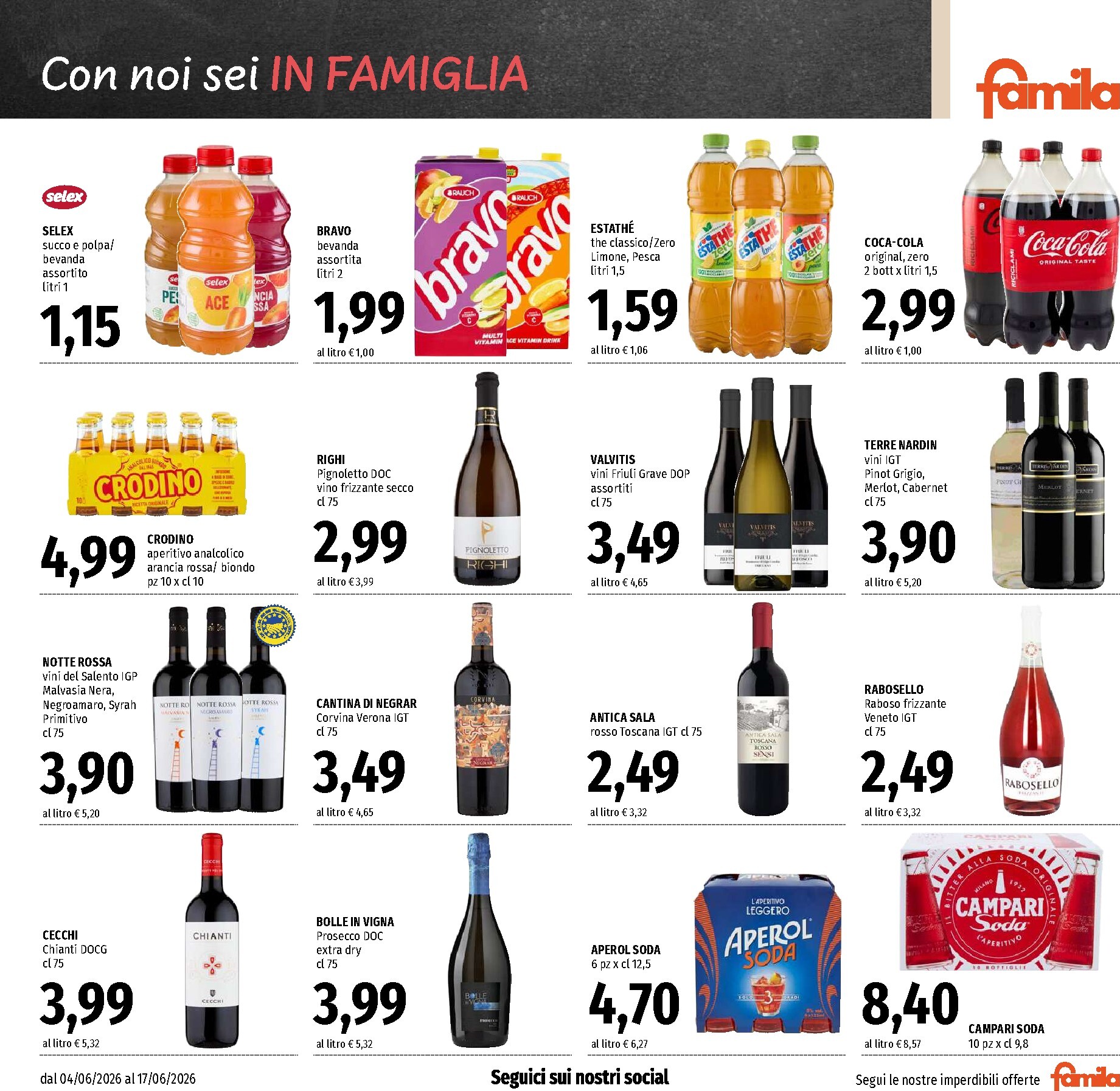 famila - Volantino attuale di Famila - Affari valido dal giovedì 04/06/2026 al mercoledì 17/06/2026 - page: 13
