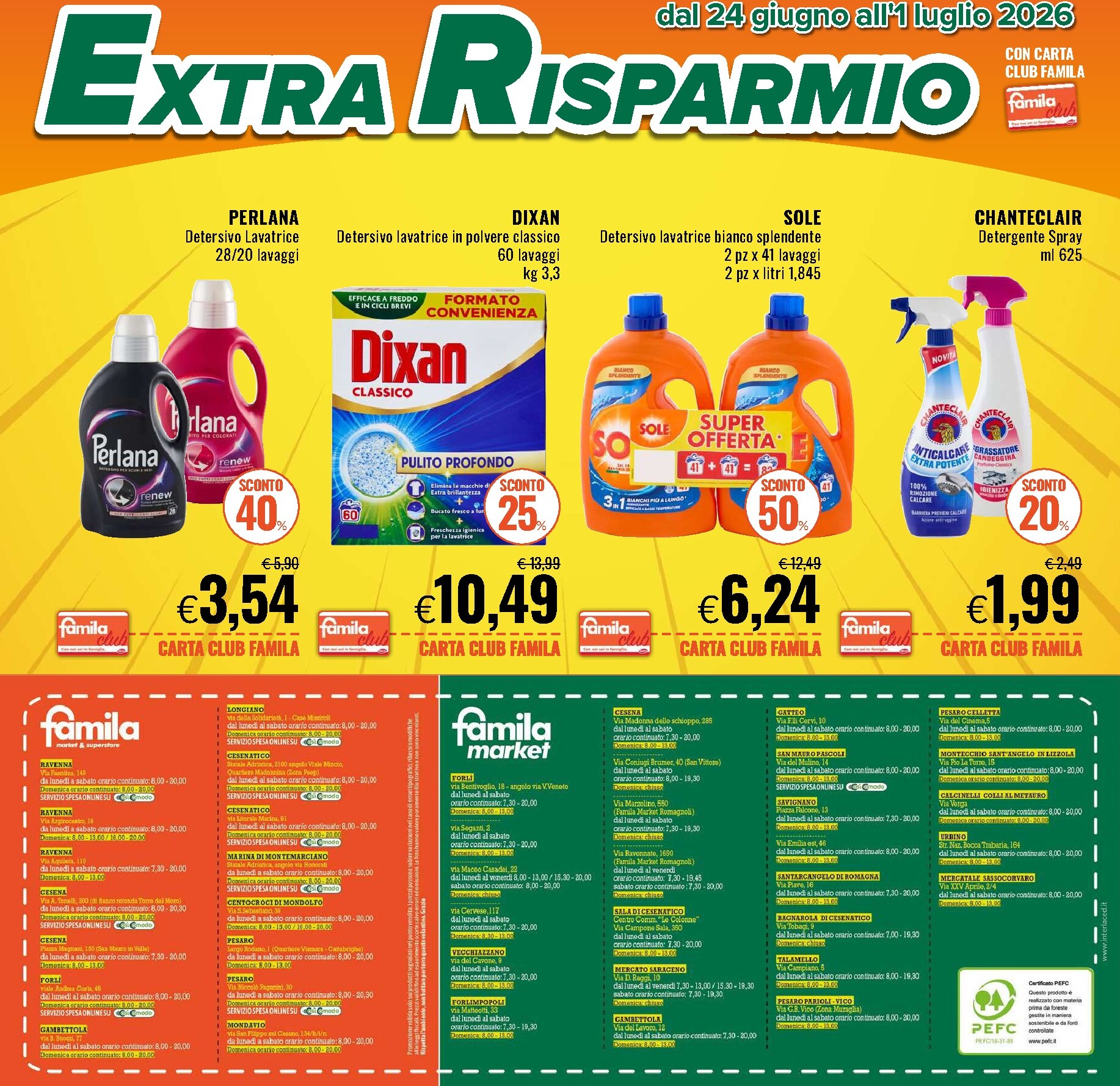 famila - Volantino attuale di Famila - Extra Risparmio valido dal mercoledì 24/06/2026 al mercoledì 01/07/2026 - page: 4