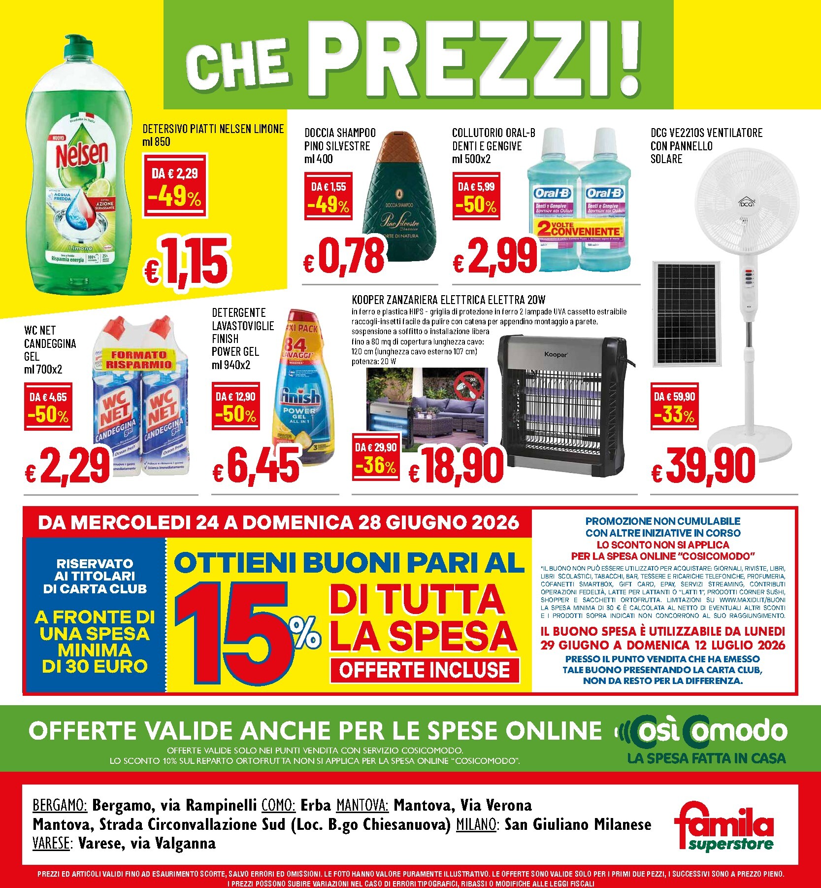 famila - Volantino attuale di Famila - Buono Sconto valido dal lunedì 22/06/2026 al domenica 28/06/2026 - page: 4