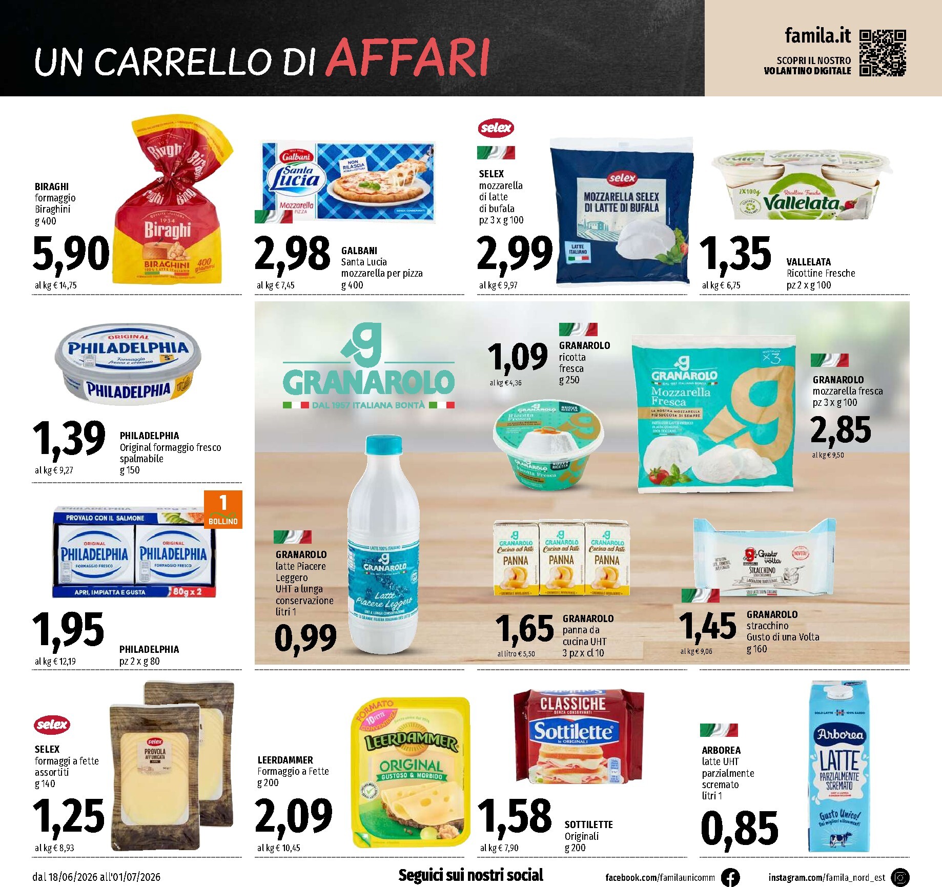 famila - Volantino attuale di Famila - Un Carrello di Affari valido dal giovedì 18/06/2026 al mercoledì 01/07/2026 - page: 6
