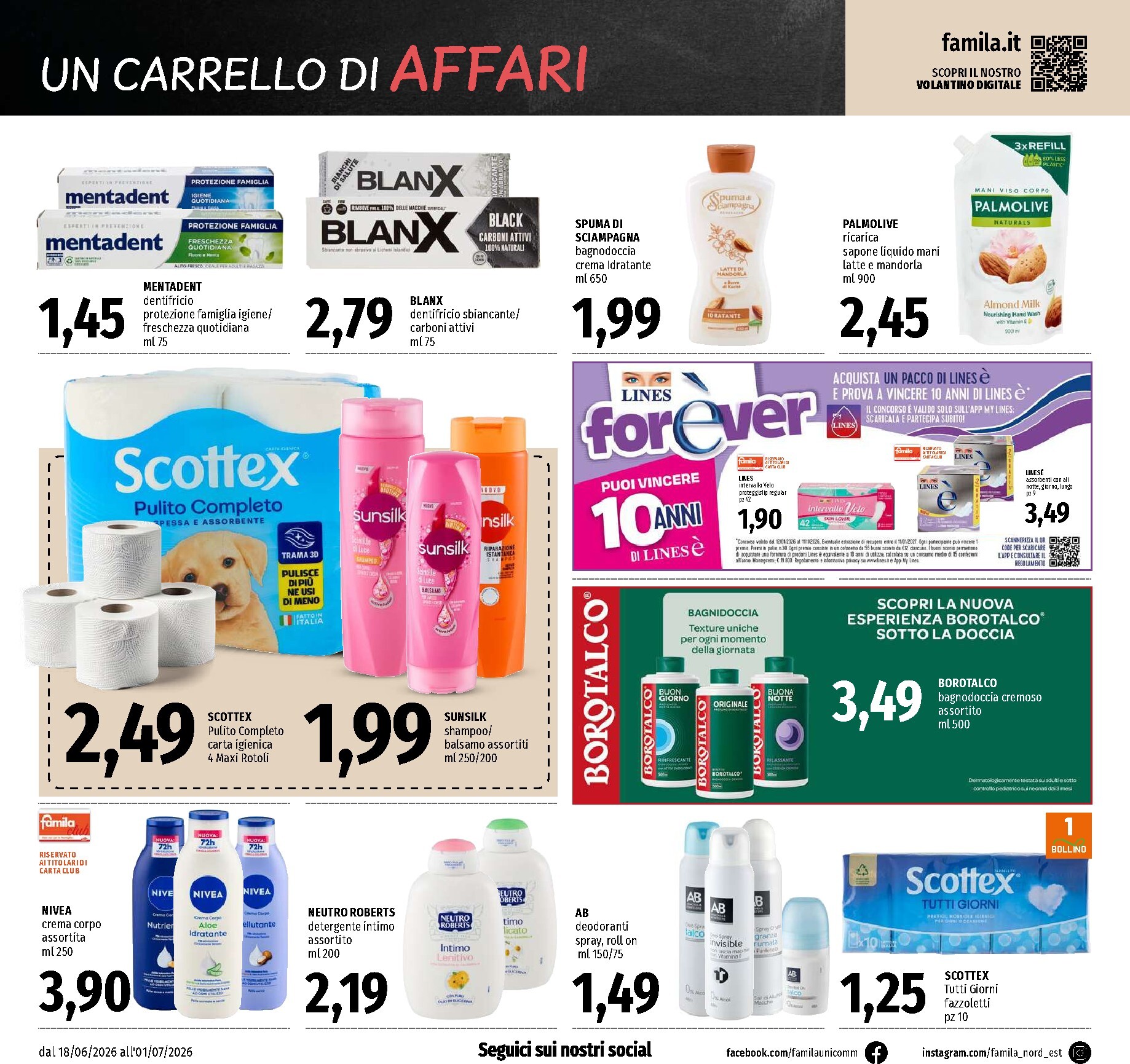 famila - Volantino attuale di Famila - Un Carrello di Affari valido dal giovedì 18/06/2026 al mercoledì 01/07/2026 - page: 18