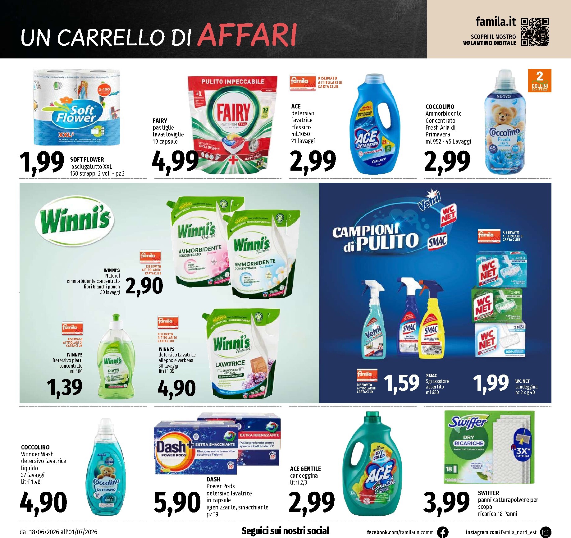 famila - Volantino attuale di Famila - Un Carrello di Affari valido dal giovedì 18/06/2026 al mercoledì 01/07/2026 - page: 20