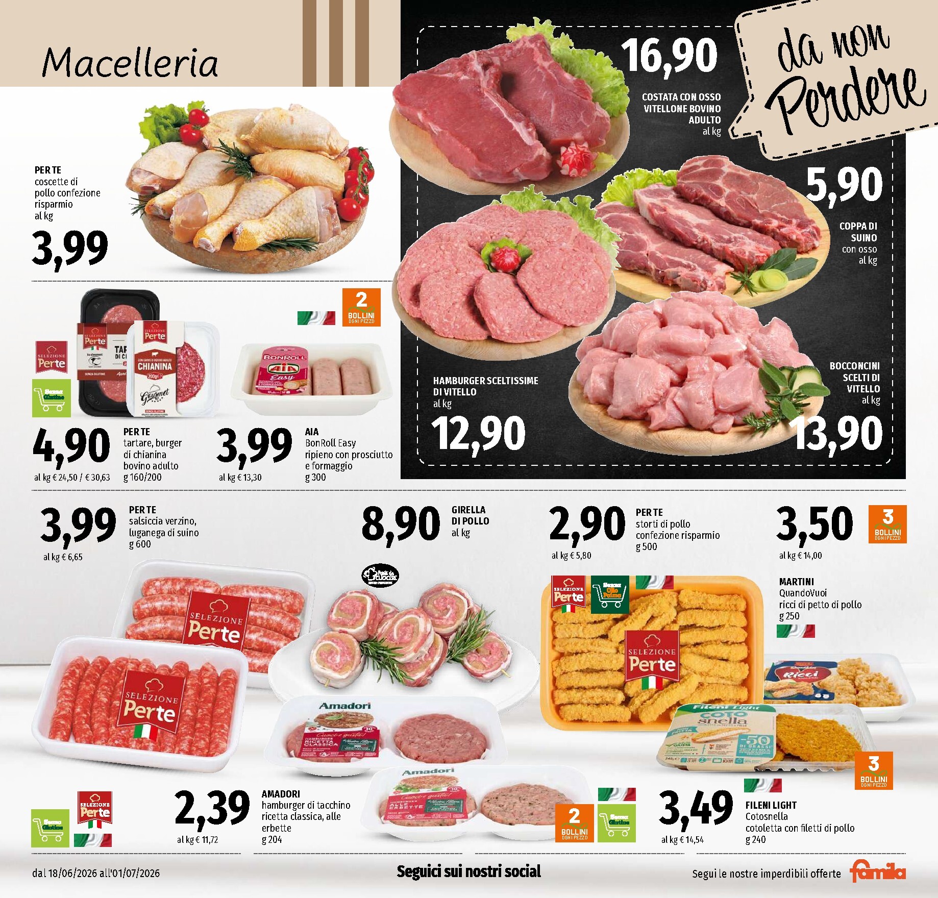 famila - Volantino attuale di Famila - Un Carrello di Affari valido dal giovedì 18/06/2026 al mercoledì 01/07/2026 - page: 3