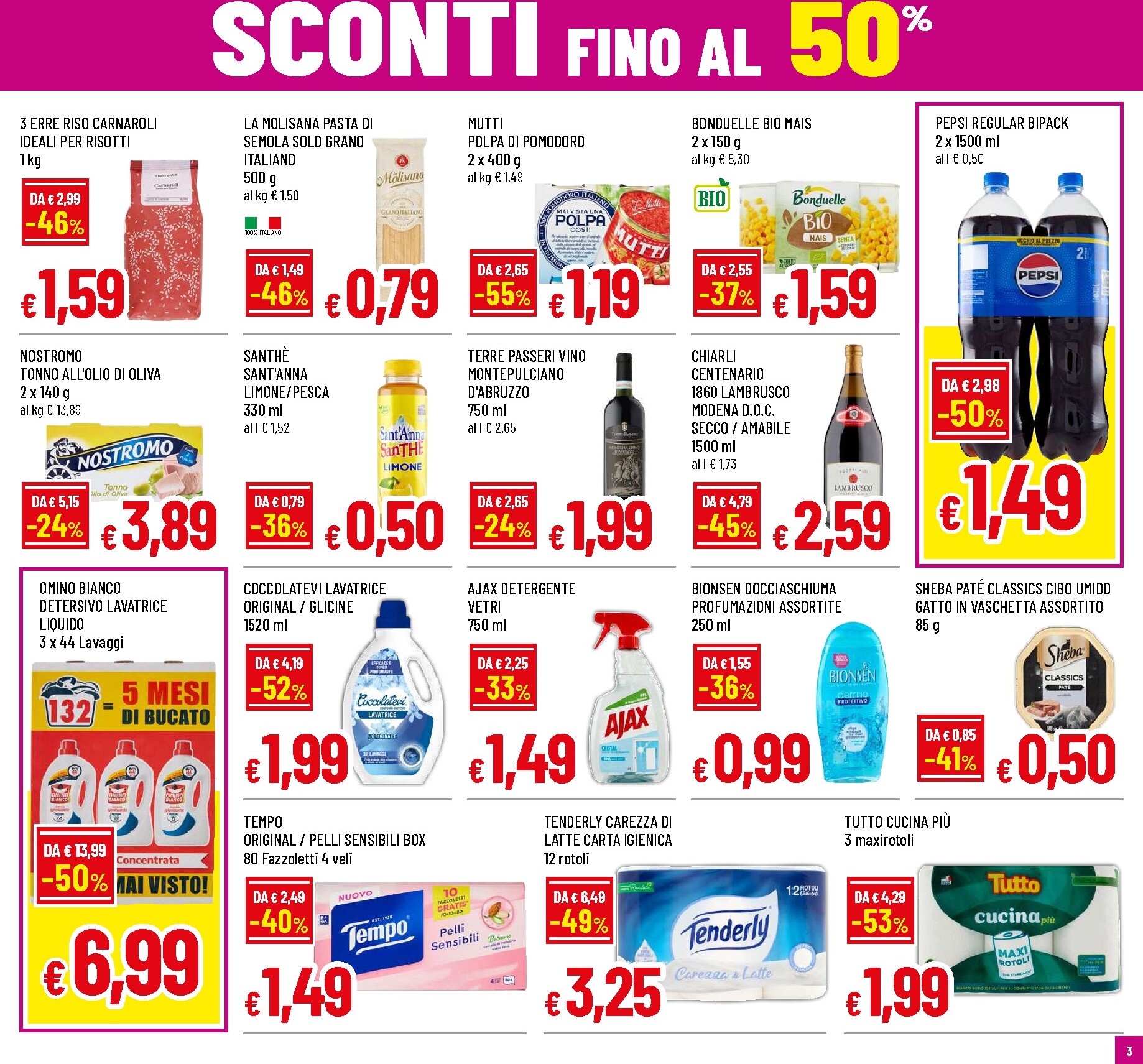 famila - Volantino attuale di Famila - Sconti fino al 50 % valido dal giovedì 02/07/2026 al mercoledì 15/07/2026 - page: 3