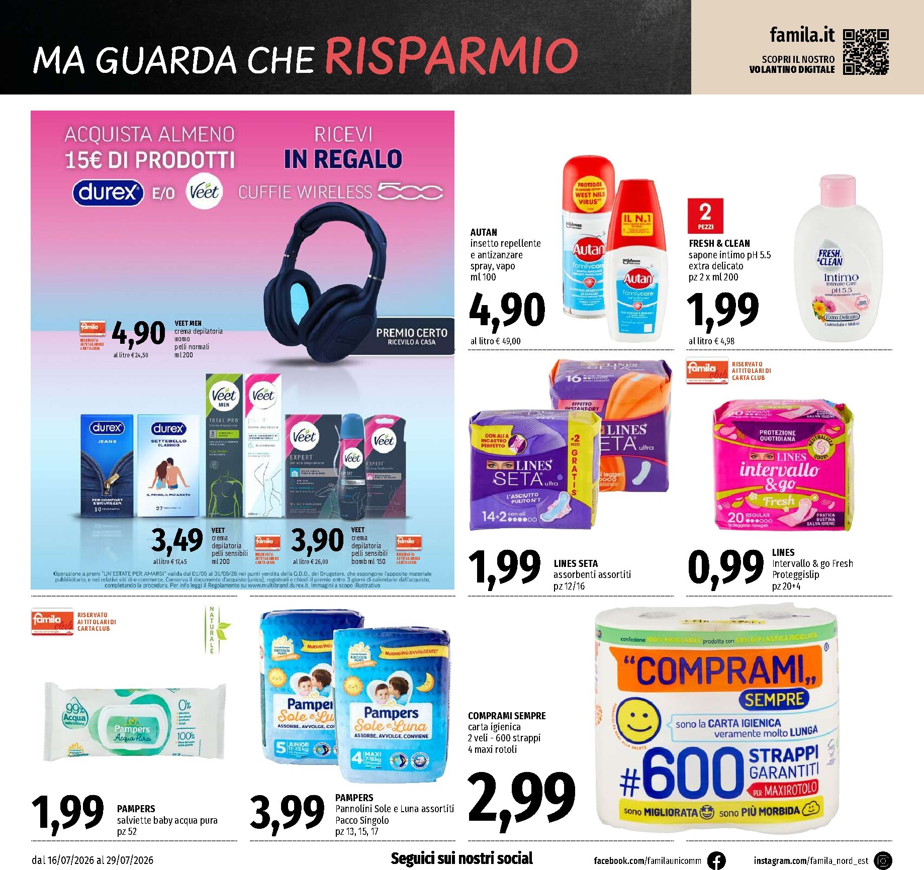 famila - Volantino attuale di Famila - Ma Guarda che Risparmio valido dal giovedì 16/07/2026 al mercoledì 29/07/2026 - page: 22