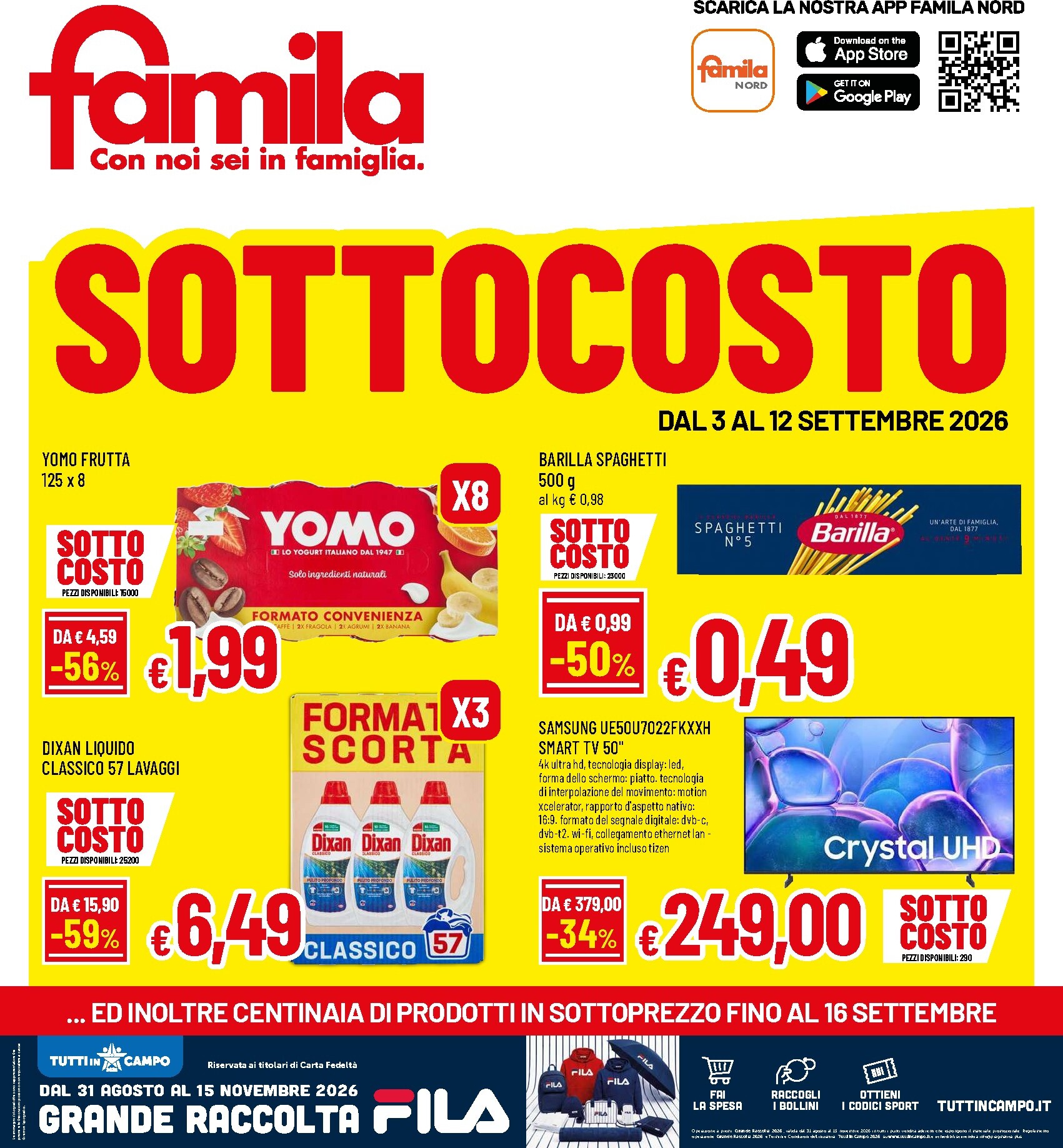 famila - Volantino futuro Famila - Sottocosto valido dal giovedì 03/09/2026 al mercoledì 16/09/2026 - page: 1