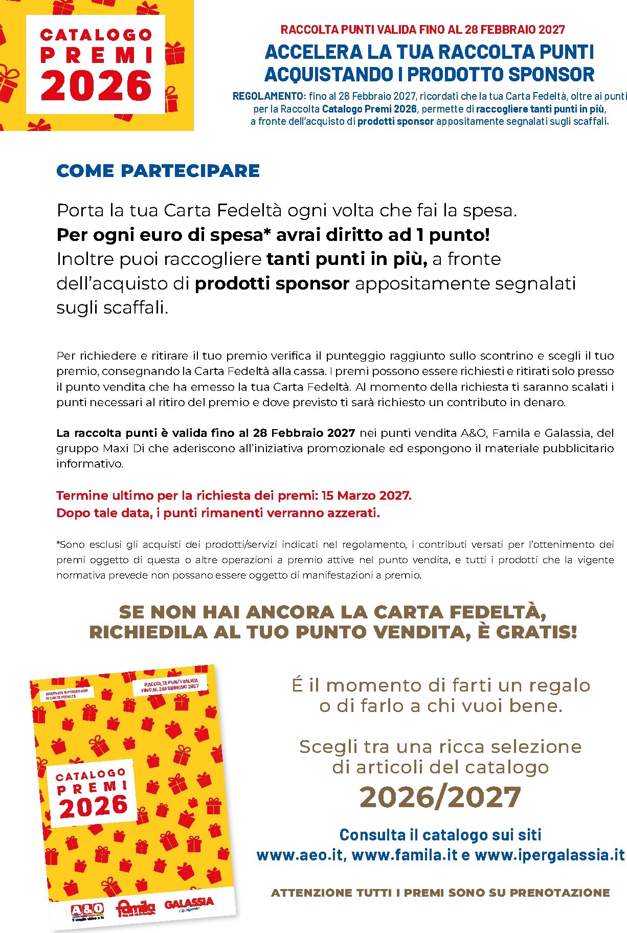 famila - Volantino attuale di Famila - Catalogo premi valido dal martedì 01/09/2026 al mercoledì 30/09/2026 - page: 2