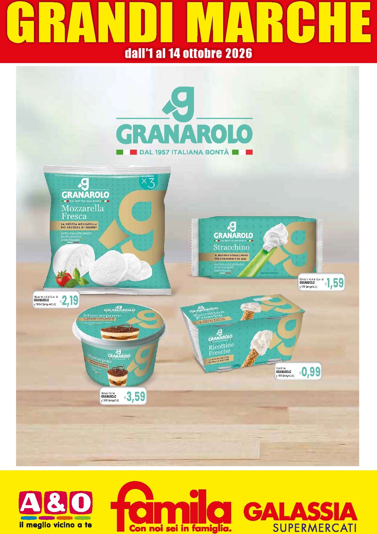 famila - Volantino attuale di Famila - Grandi Marche valido dal giovedì 01/10/2026 al mercoledì 14/10/2026
