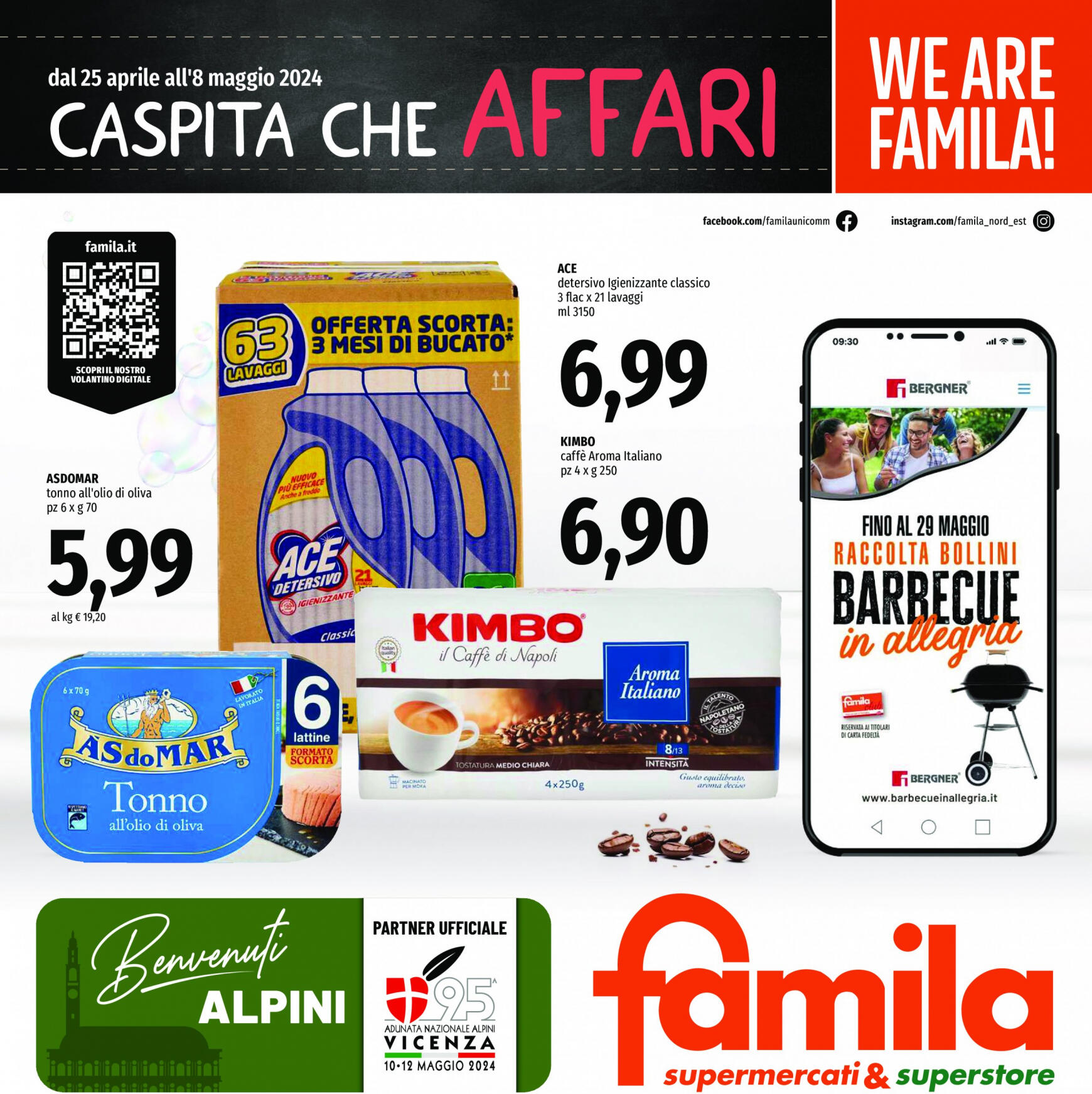 famila - Nuovo volantino Famila - Caspita Che Affari 25.04. - 08.05.