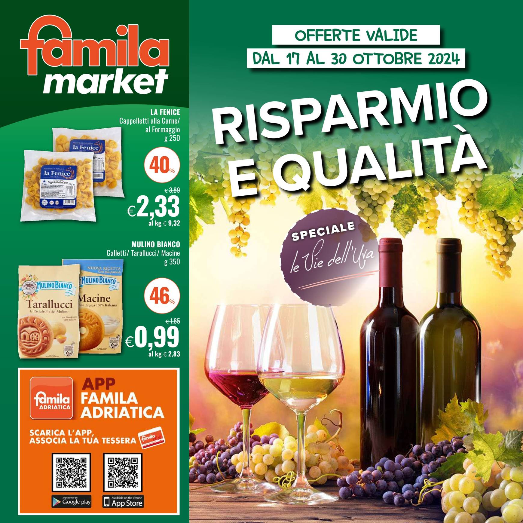 famila - Volantino Famila market valido dal 17.10. al 30.10.