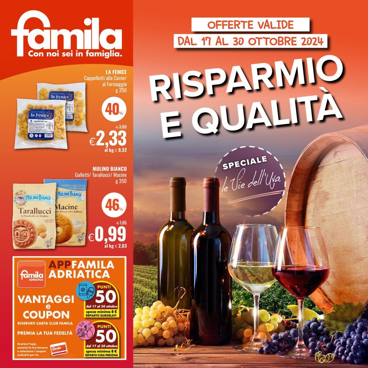 famila - Famila volantino 17/10/2024 - 30/10/2024