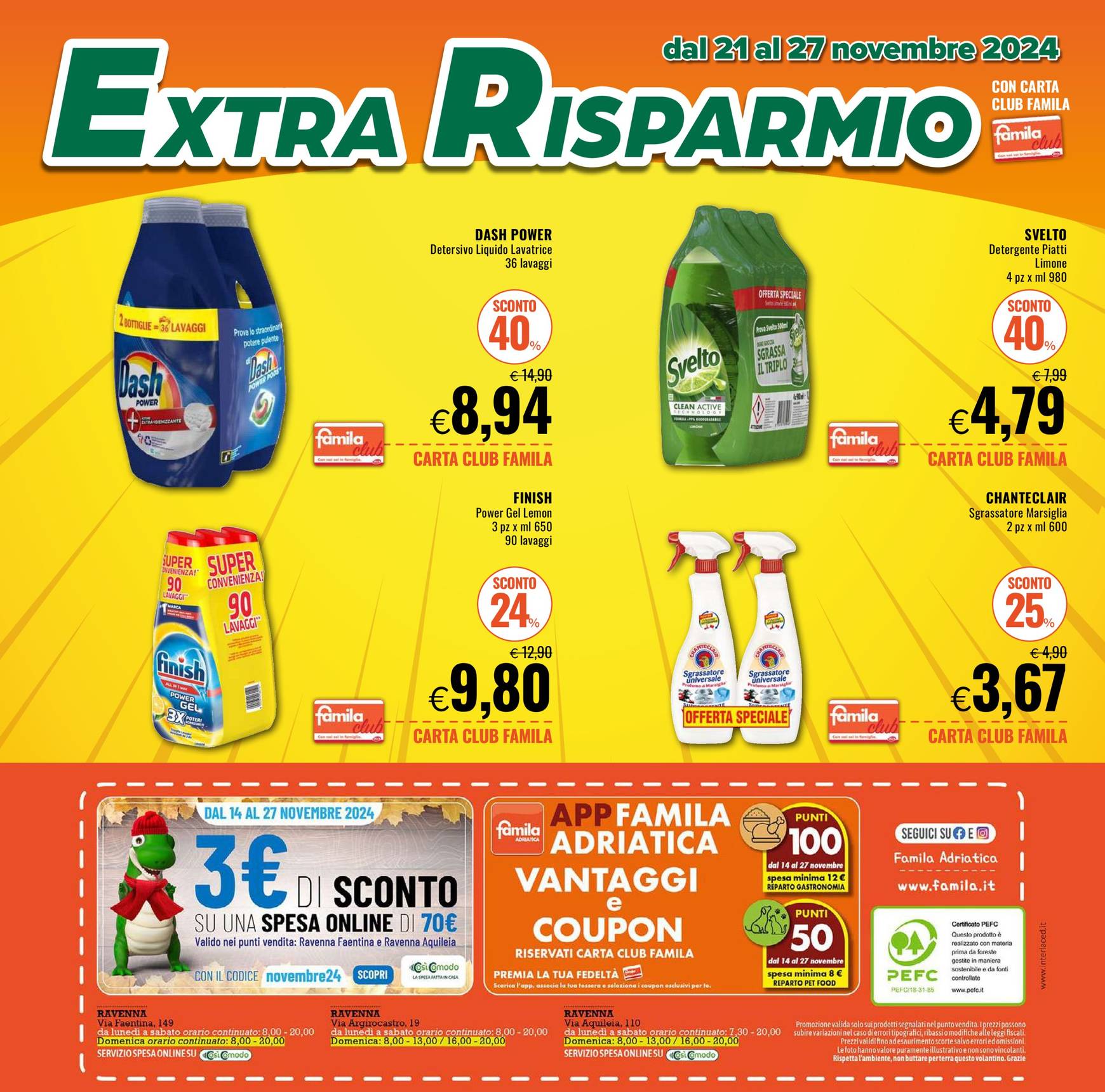 famila - Volantino Famila - Extra Risparmio valido dal 21.11. al 27.11. - page: 4