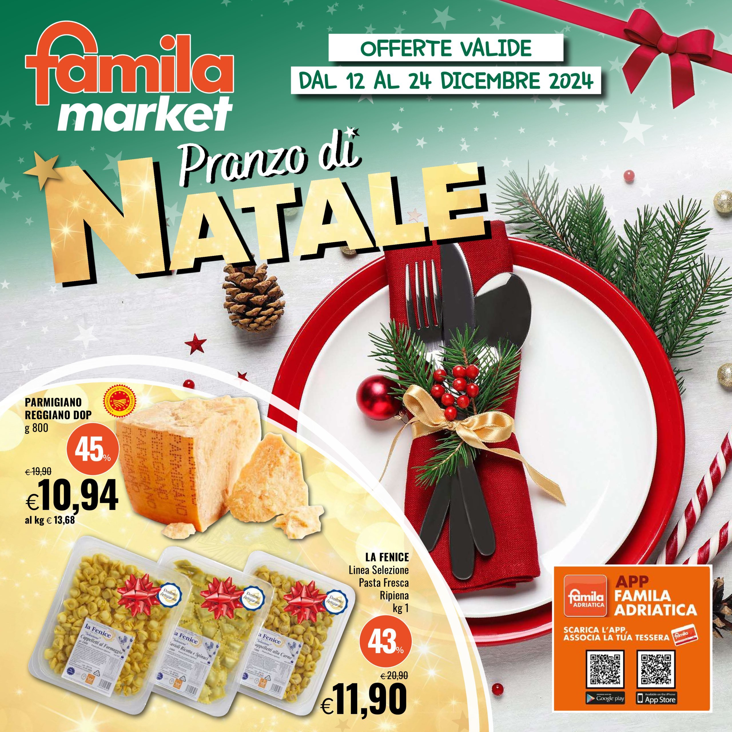 famila - Volantino Famila market valido dal 12/12 al 24/12