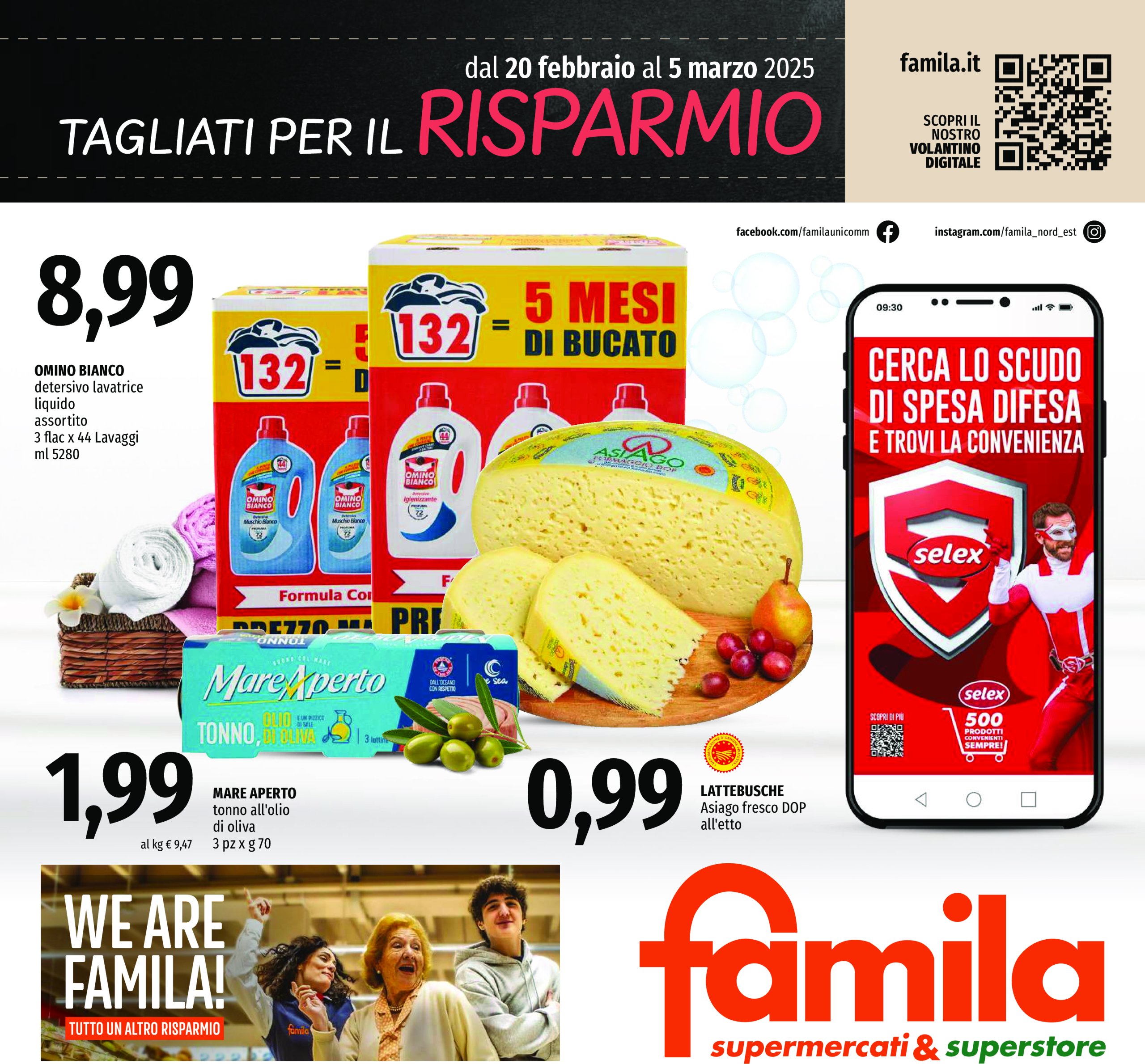 famila - Volantino Famila - Tagliati per il Risparmio valido dal 20/02 al 05/03