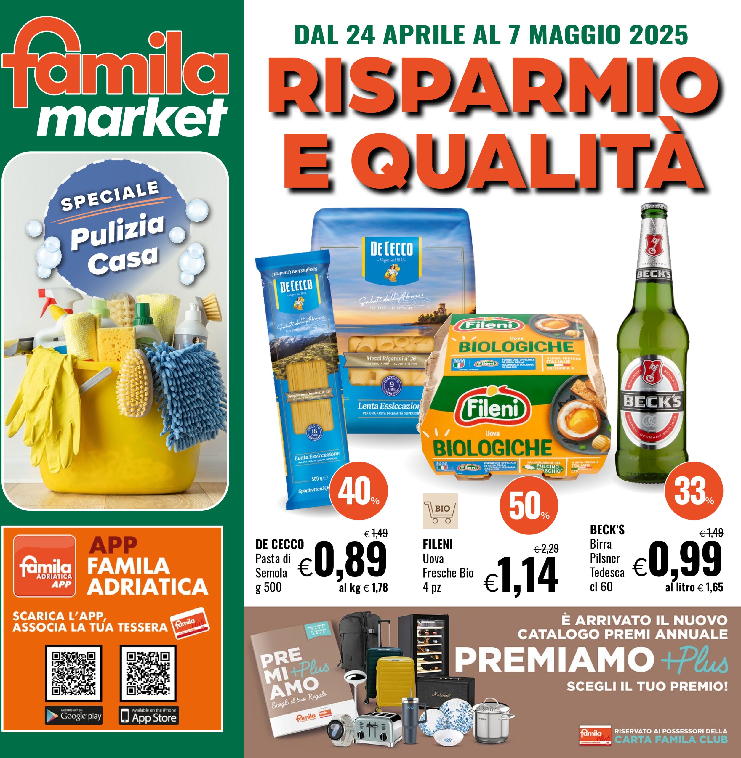 famila - Volantino Famila market valido dal 24/04 al 07/05