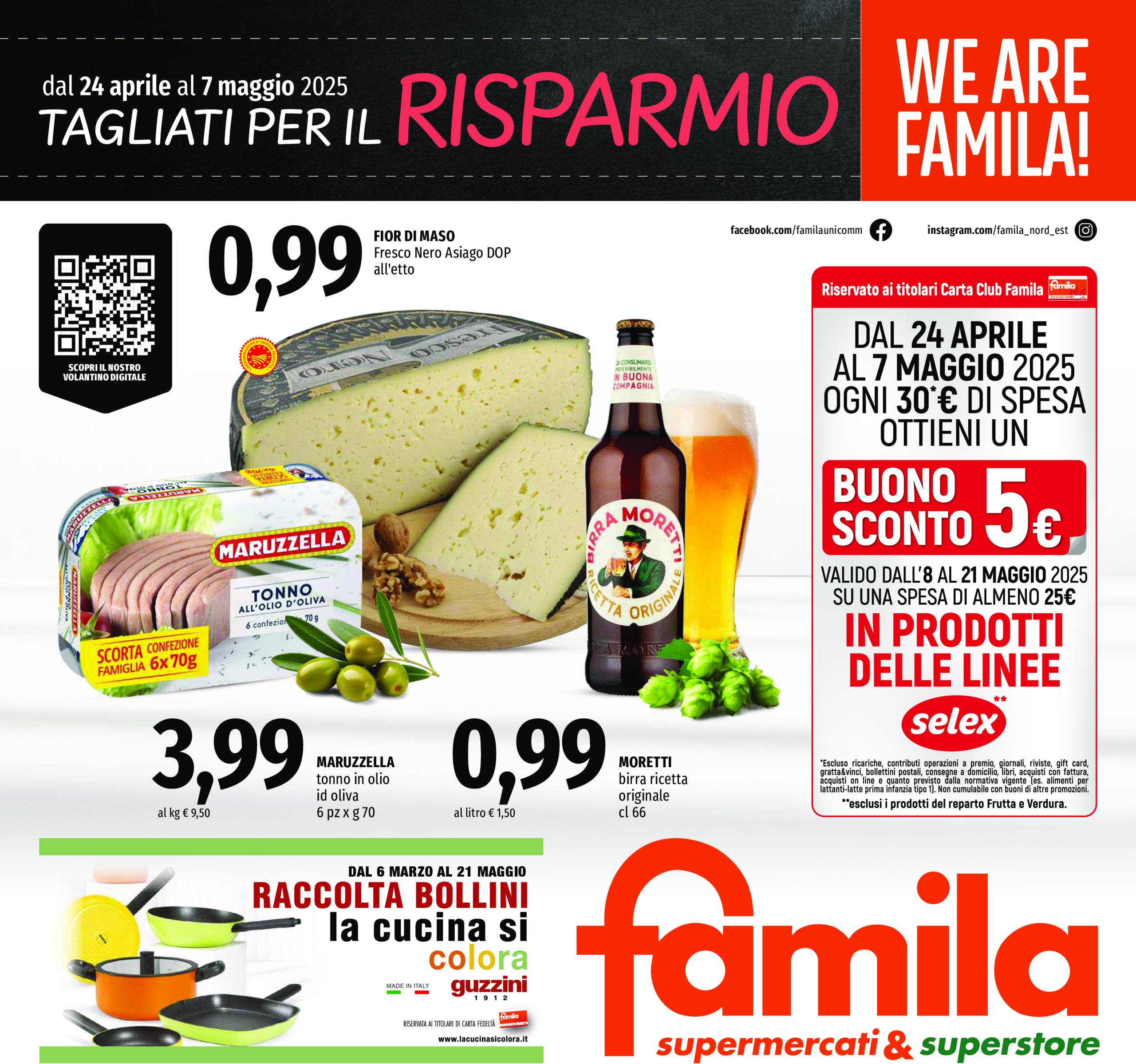 famila - Volantino Famila - Risparmio valido dal 24/04 al 07/05