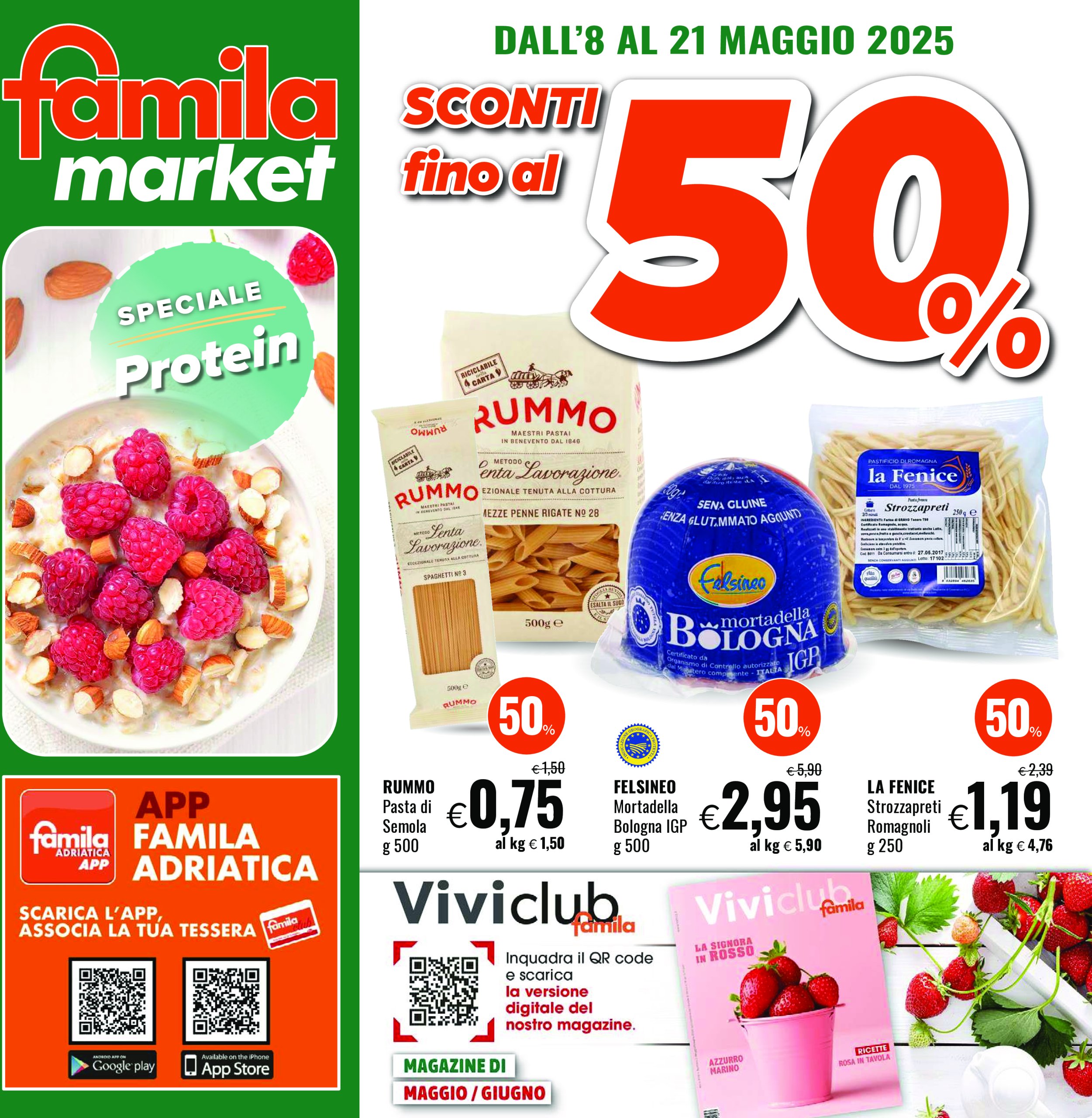 famila - Volantino Famila market valido dal 08/05 al 21/05