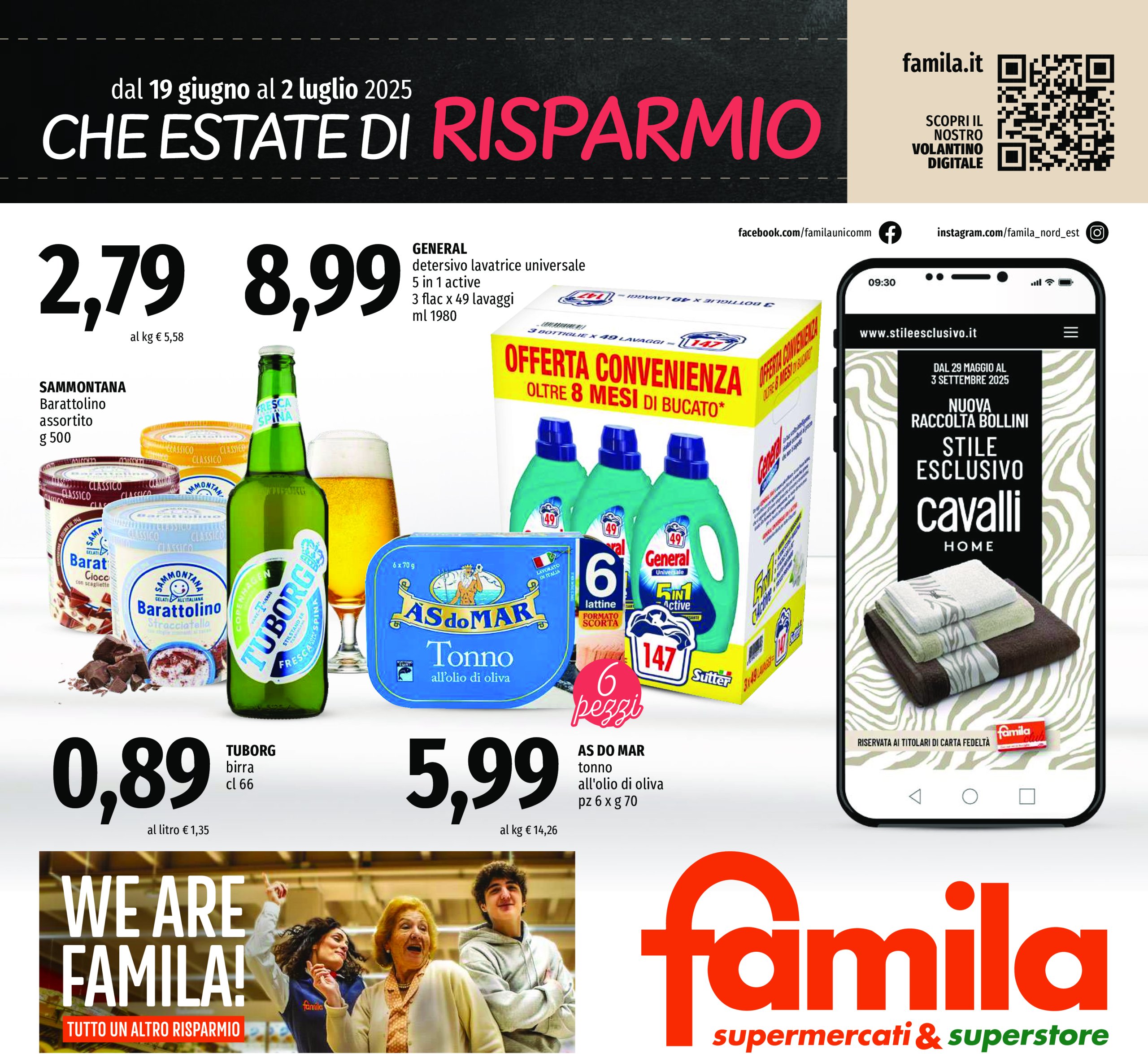 famila - Volantino Famila - Supermercati & Superstore valido dal 19/06 al 02/07