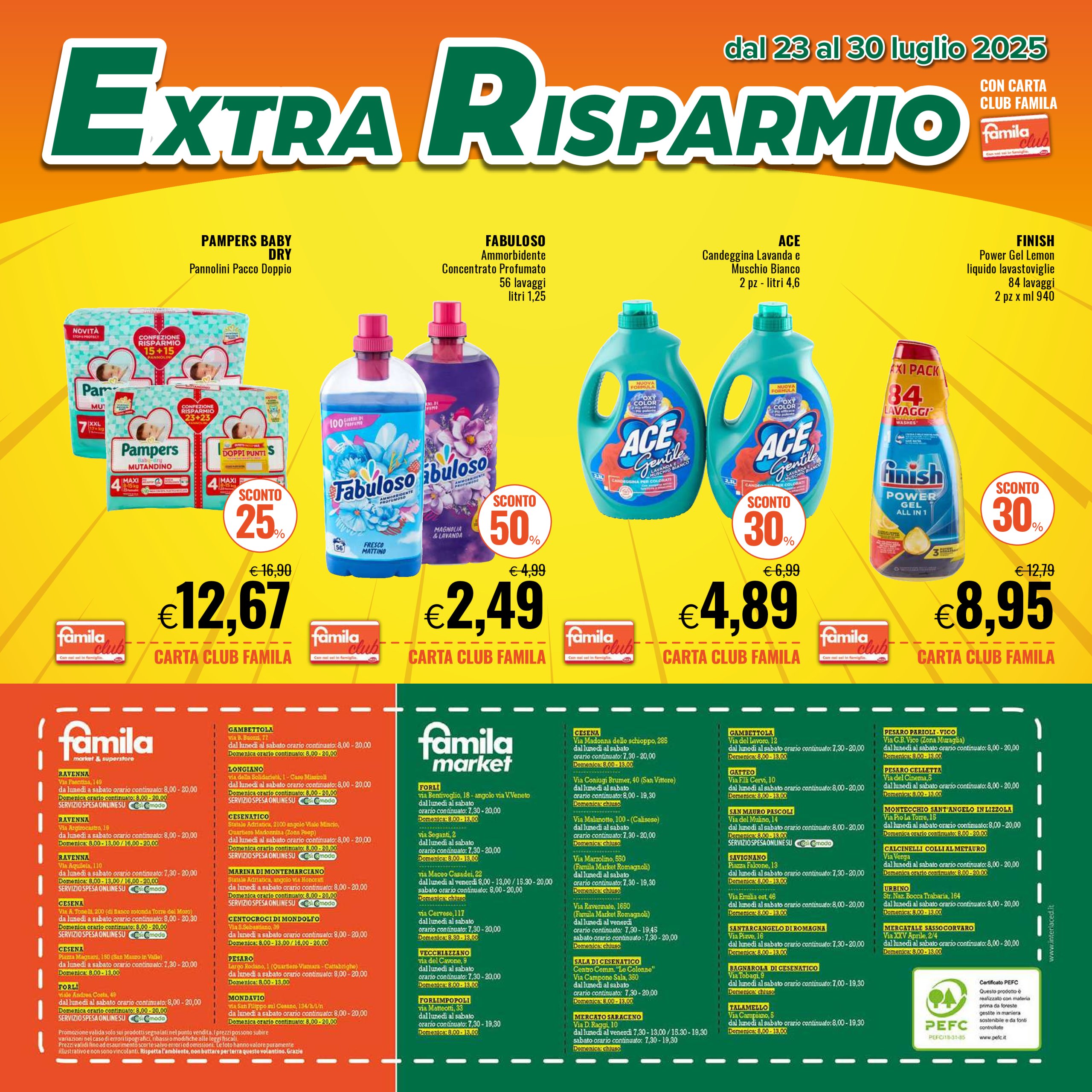 famila - Volantino Famila - Extra Risparmio valido dal 23/07 al 30/07 - page: 4