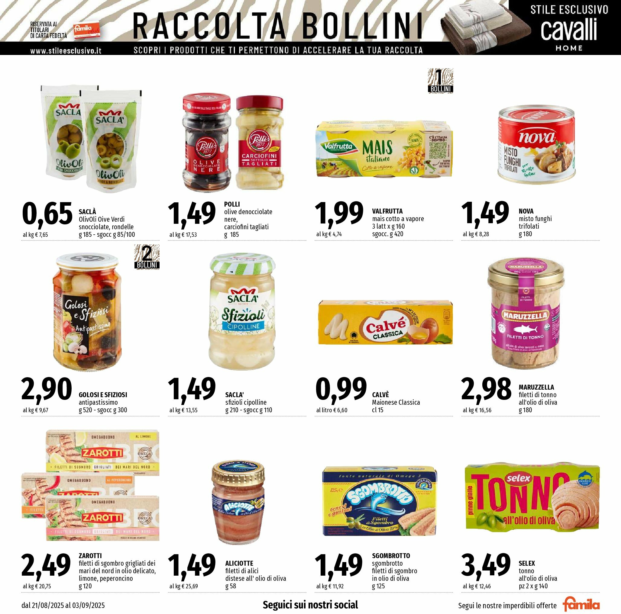 famila - Volantino Famila - Risparmio valido dal 21/08 al 03/09 - page: 9