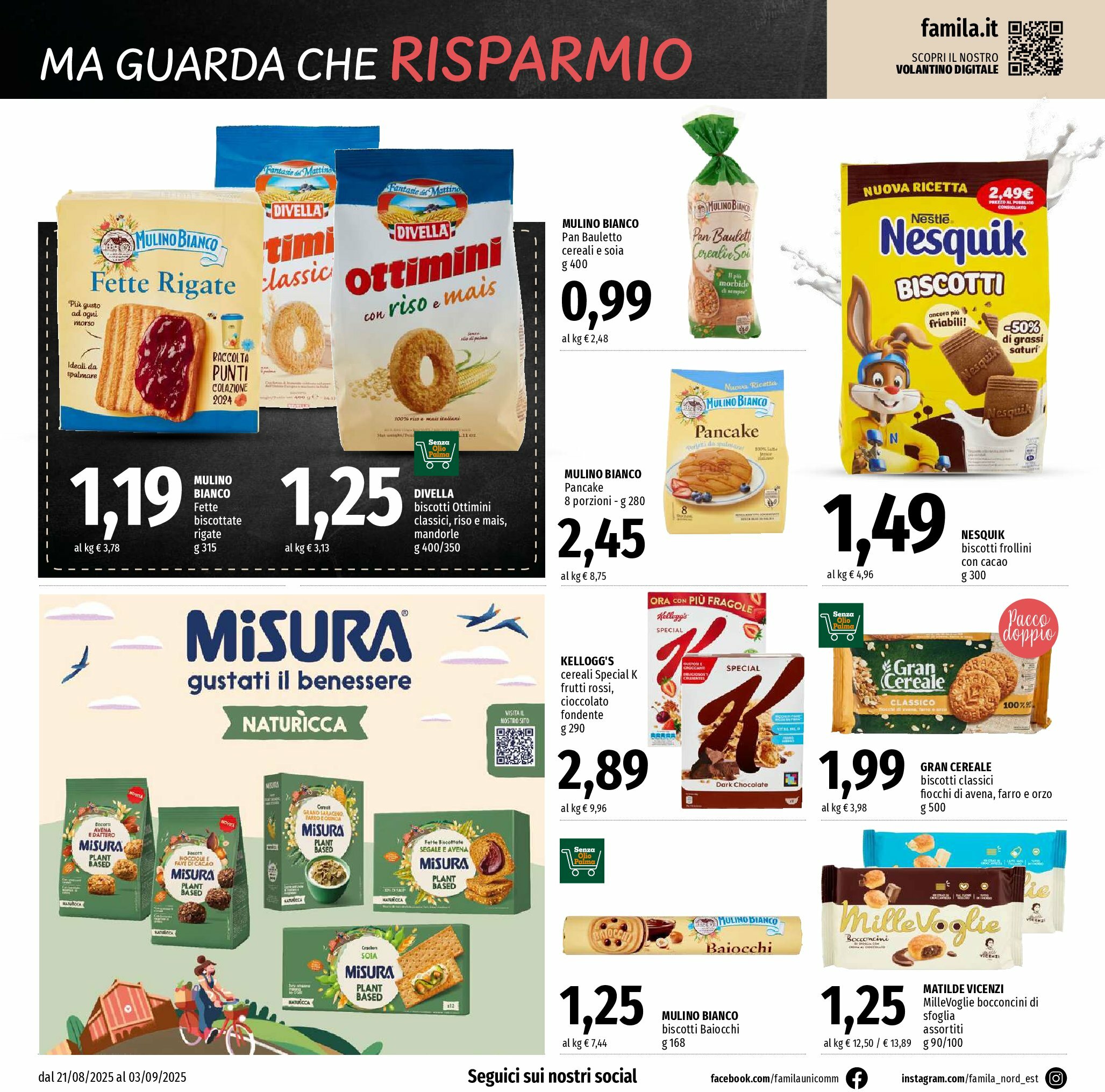 famila - Volantino Famila - Risparmio valido dal 21/08 al 03/09 - page: 12