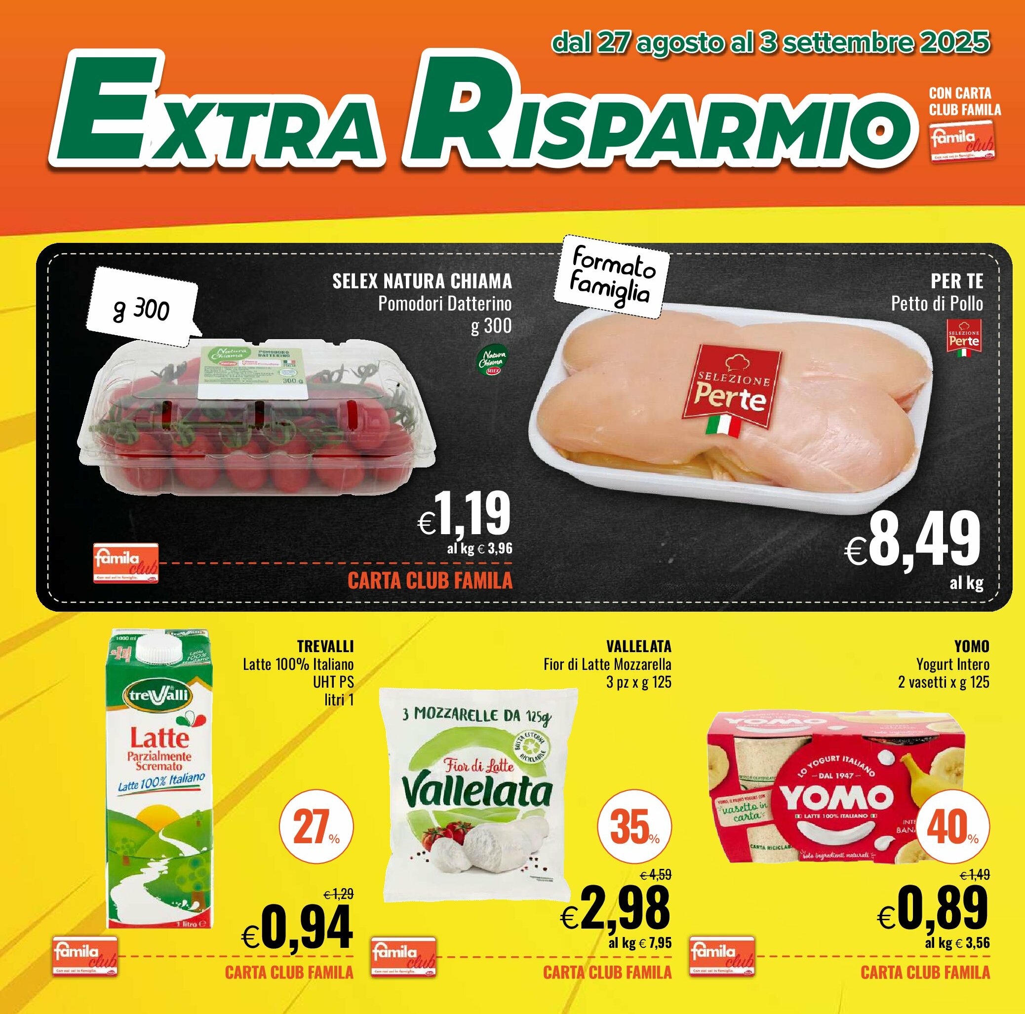 famila - Volantino Famila - Extra Risparmio valido dal 27/08 al 03/09 - page: 2