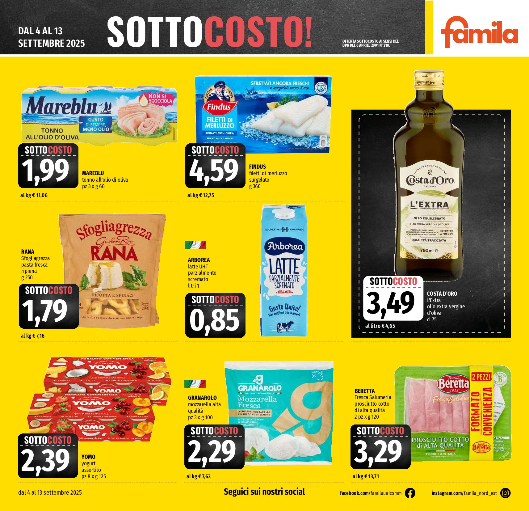 famila - Volantino Famila - Supermercati & Superstore valido dal 04/09 al 17/09 - page: 2