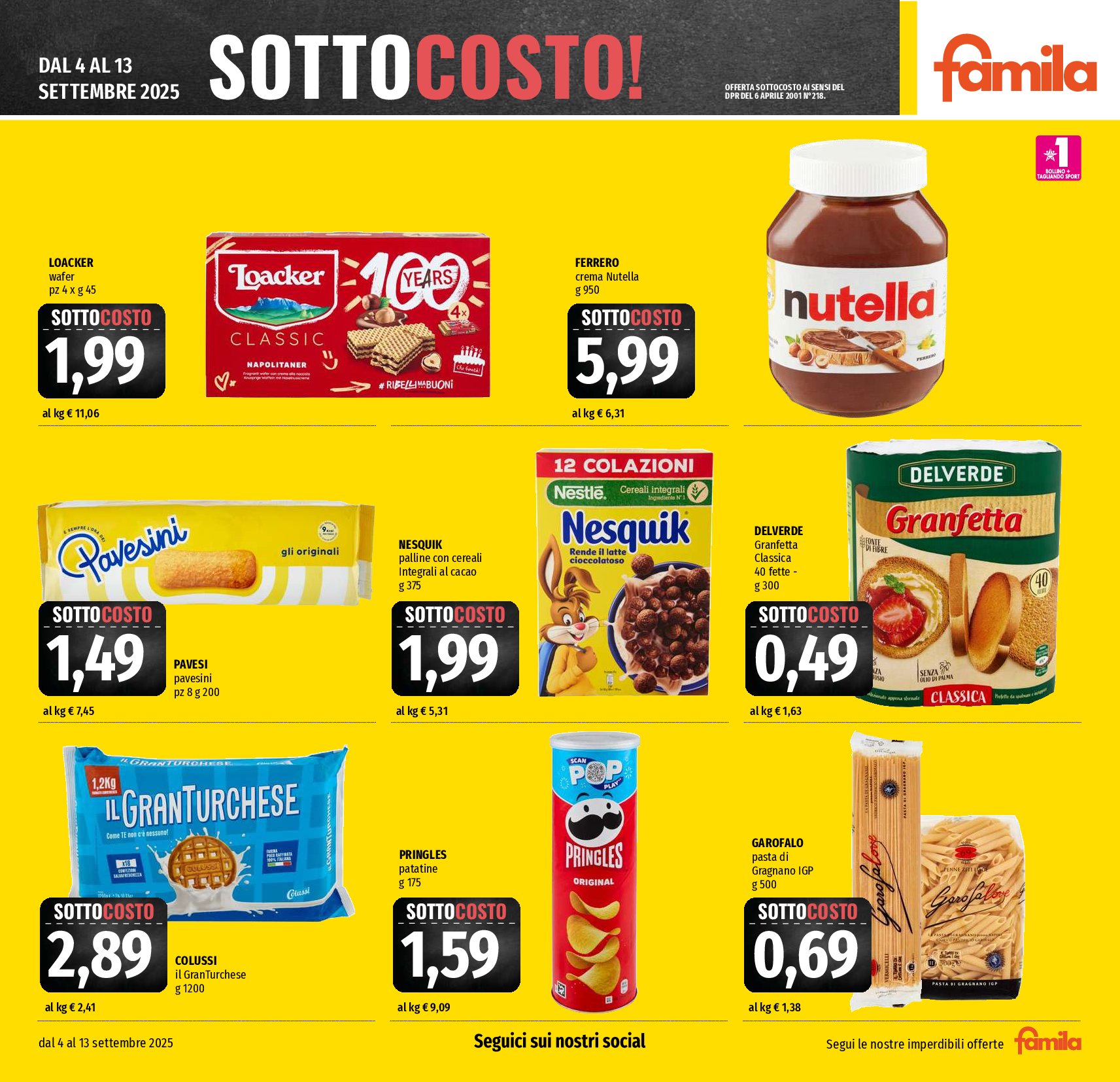 famila - Volantino Famila - Supermercati & Superstore valido dal 04/09 al 17/09 - page: 3