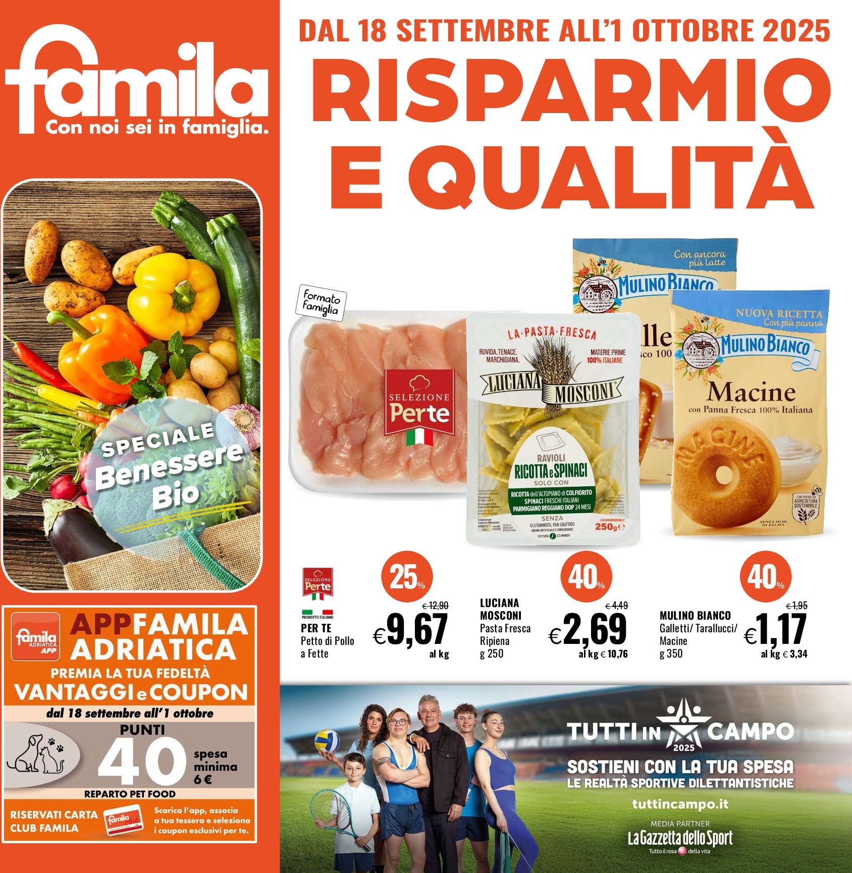 famila - Volantino Famila valido dal 18/09 al 01/10