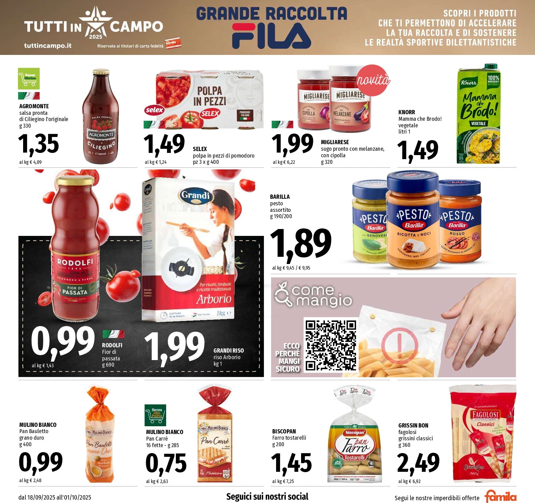 famila - Volantino Famila - Supermercati & Superstore valido dal 18/09 al 01/10 - page: 11