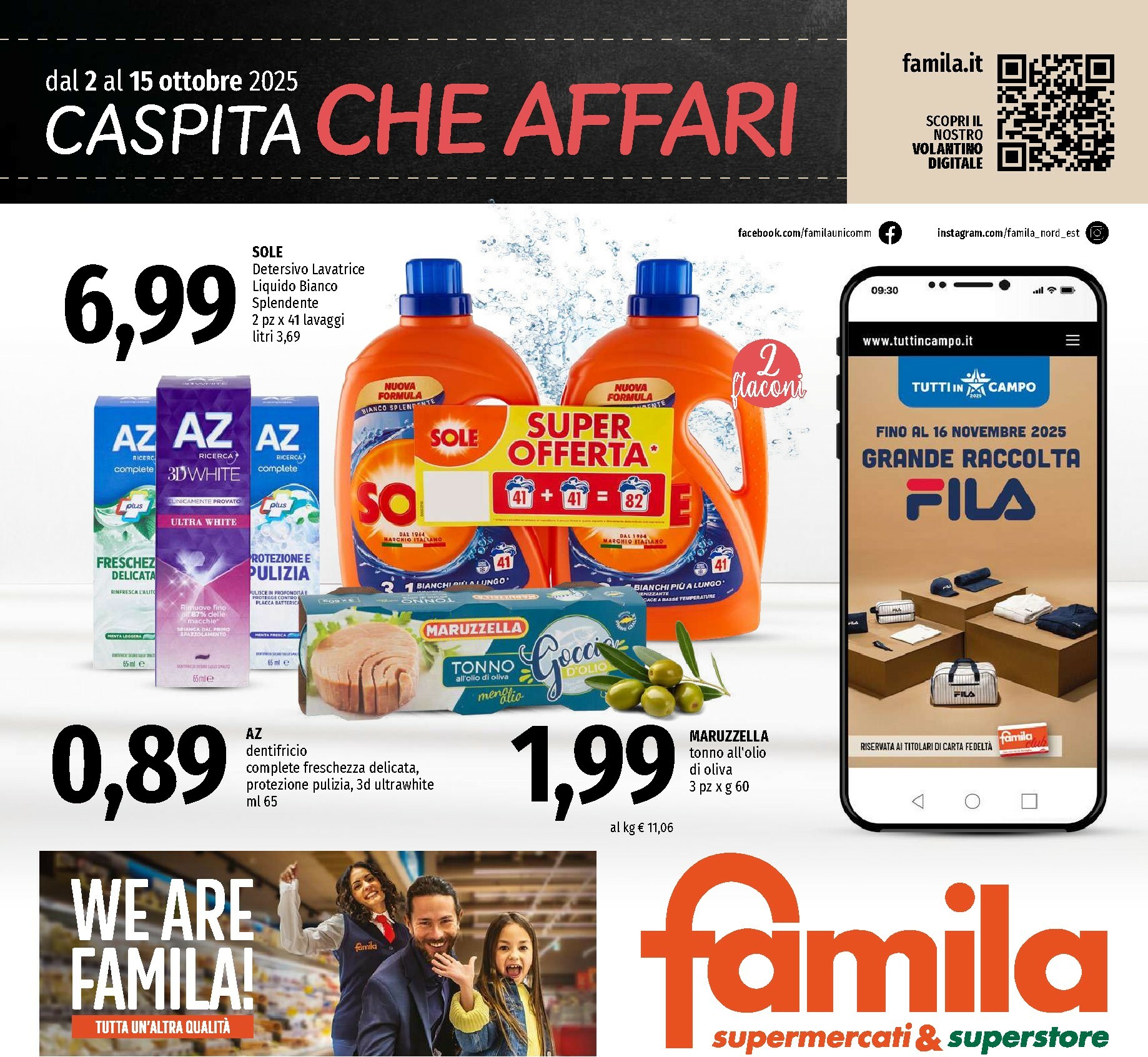famila - Volantino Famila - Supermercati & Superstore valido dal 02/10 al 15/10