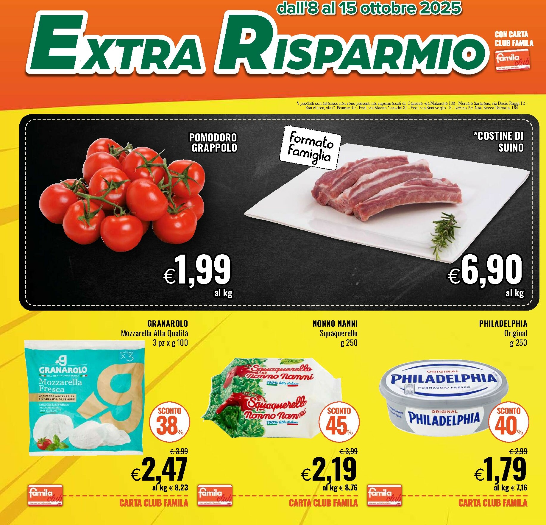 famila - Volantino Famila - Extra Risparmio valido dal 08/10 al 15/10 - page: 2