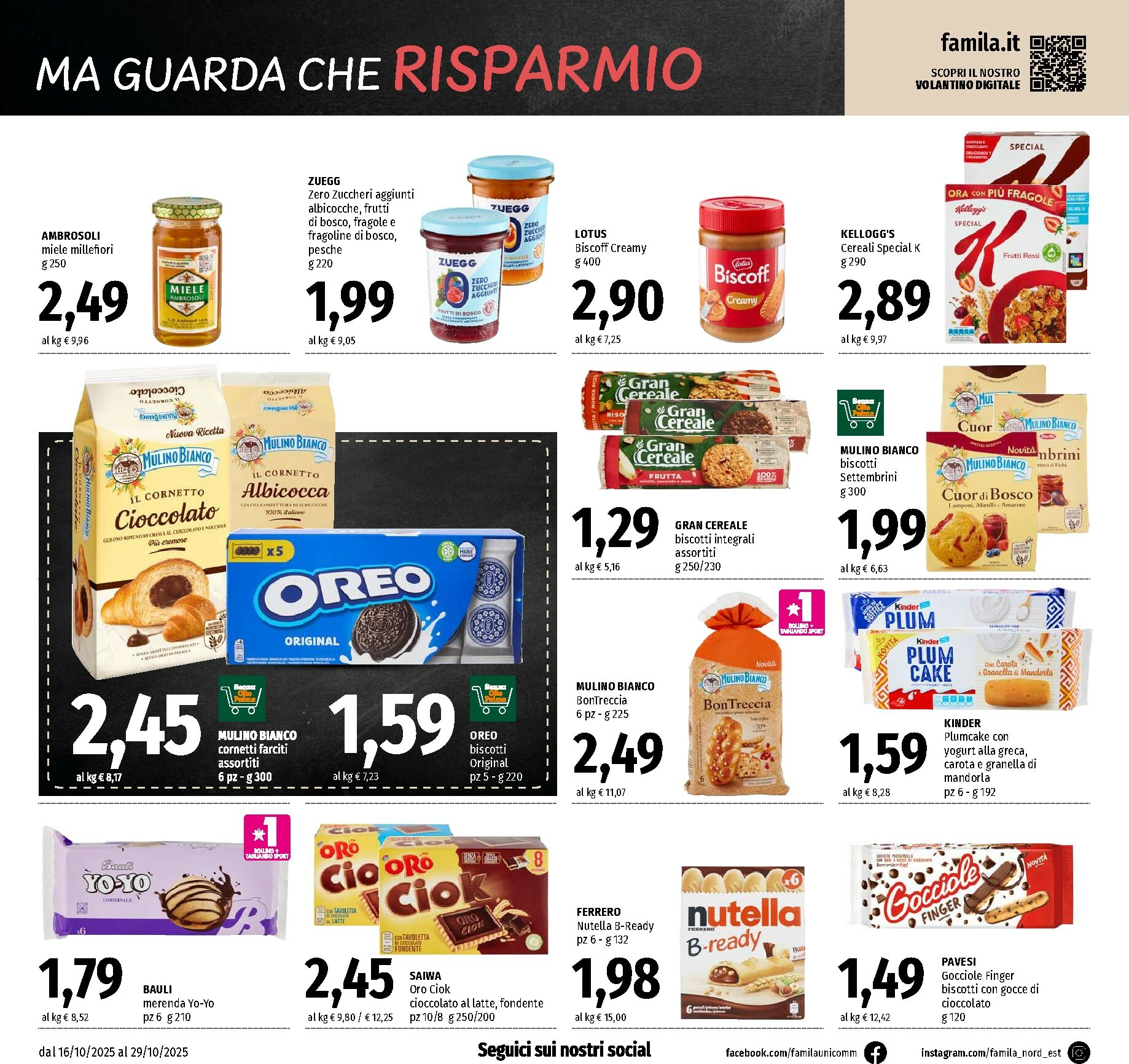 famila - Volantino Famila - Tanti prodottia valido dal 16/10 al 29/10 - page: 16