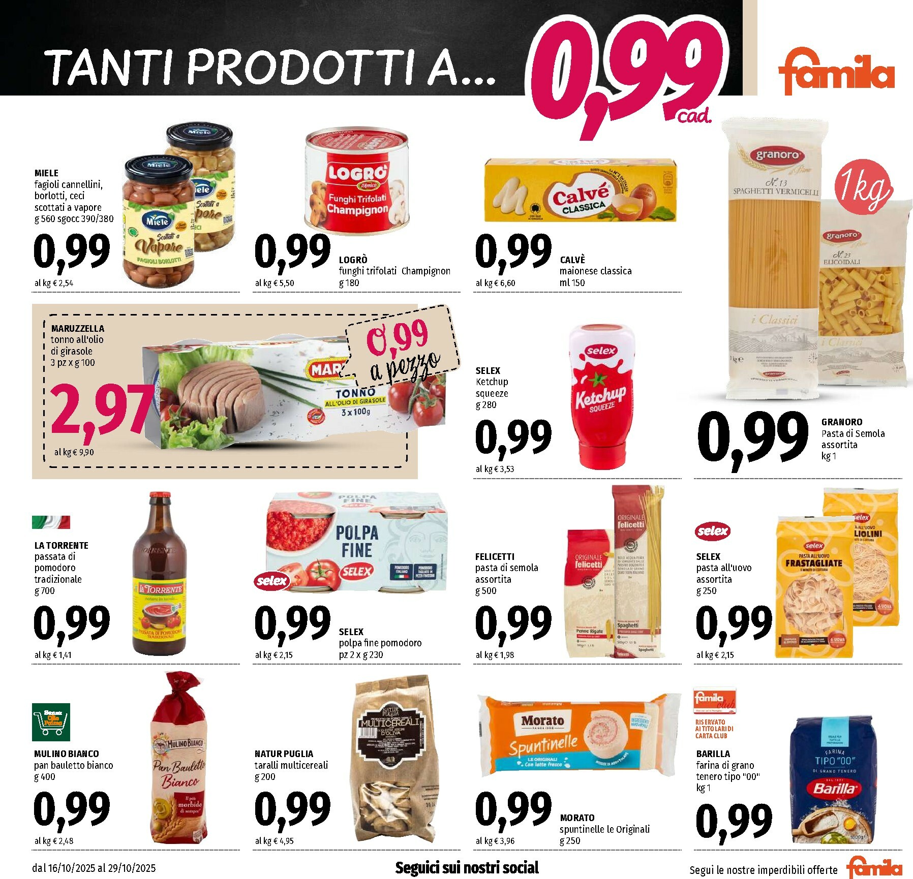 famila - Volantino Famila - Tanti prodottia valido dal 16/10 al 29/10 - page: 3